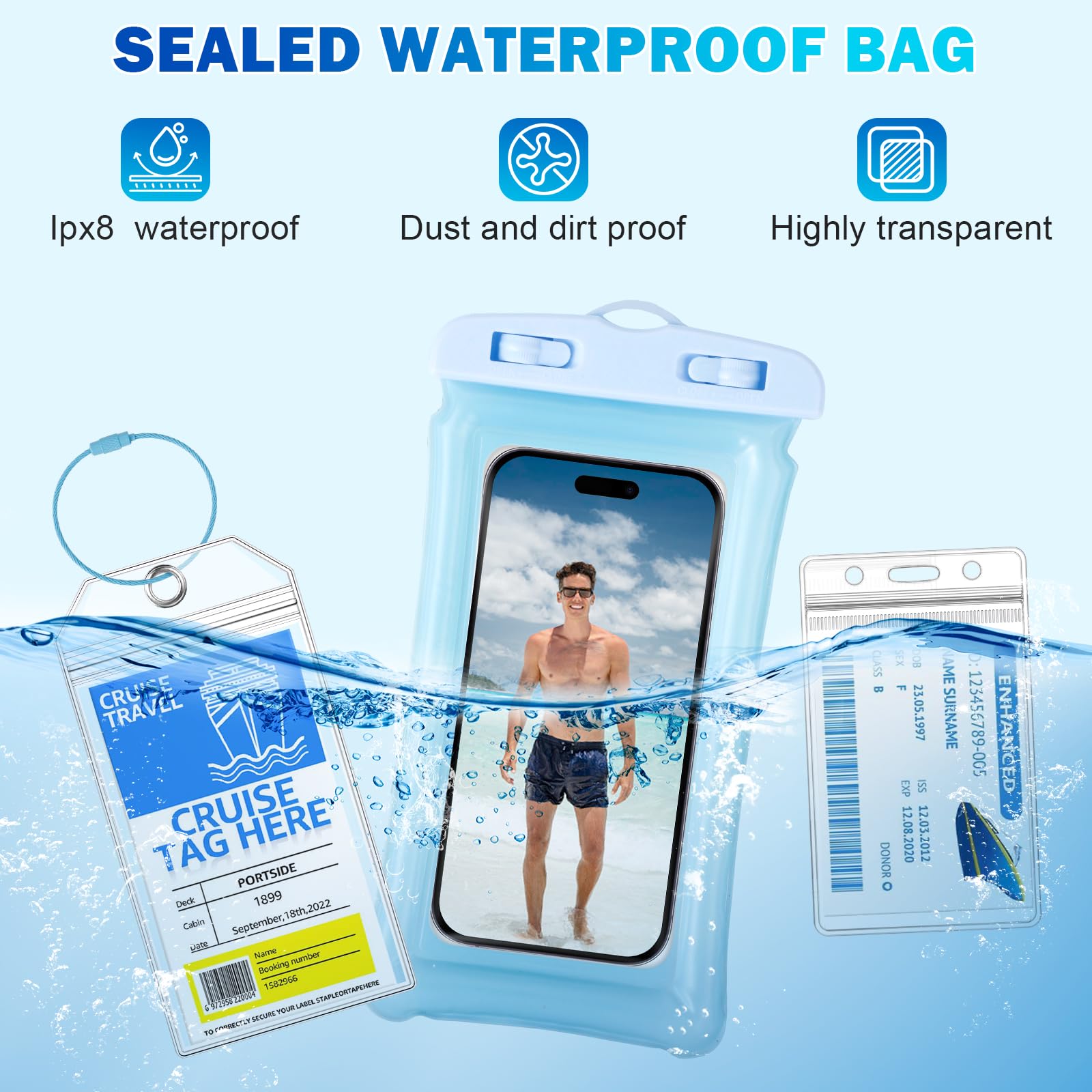 2025 Cruise Essentials Kit - Power Strip, Lanyards & Hooks for Travel