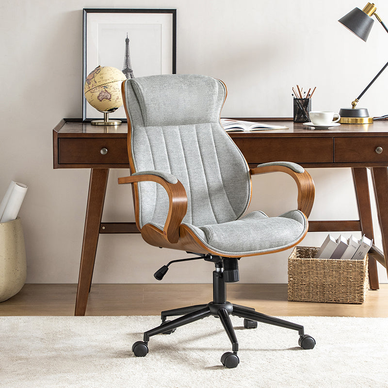 Amparo Executive Ergonomic Office Chair - High Back Mesh Computer Chair with Lumbar Support - Adjustable Swivel Task Chair for Home & Office Workspace - Perfect for Long Hours Sitting & Back Pain Relief