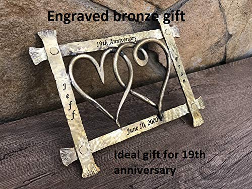 19th Anniversary Bronze Gift for Women - Elegant & Timeless Keepsake - Perfect for Romantic Celebrations, Wedding Anniversaries & Special Occasions