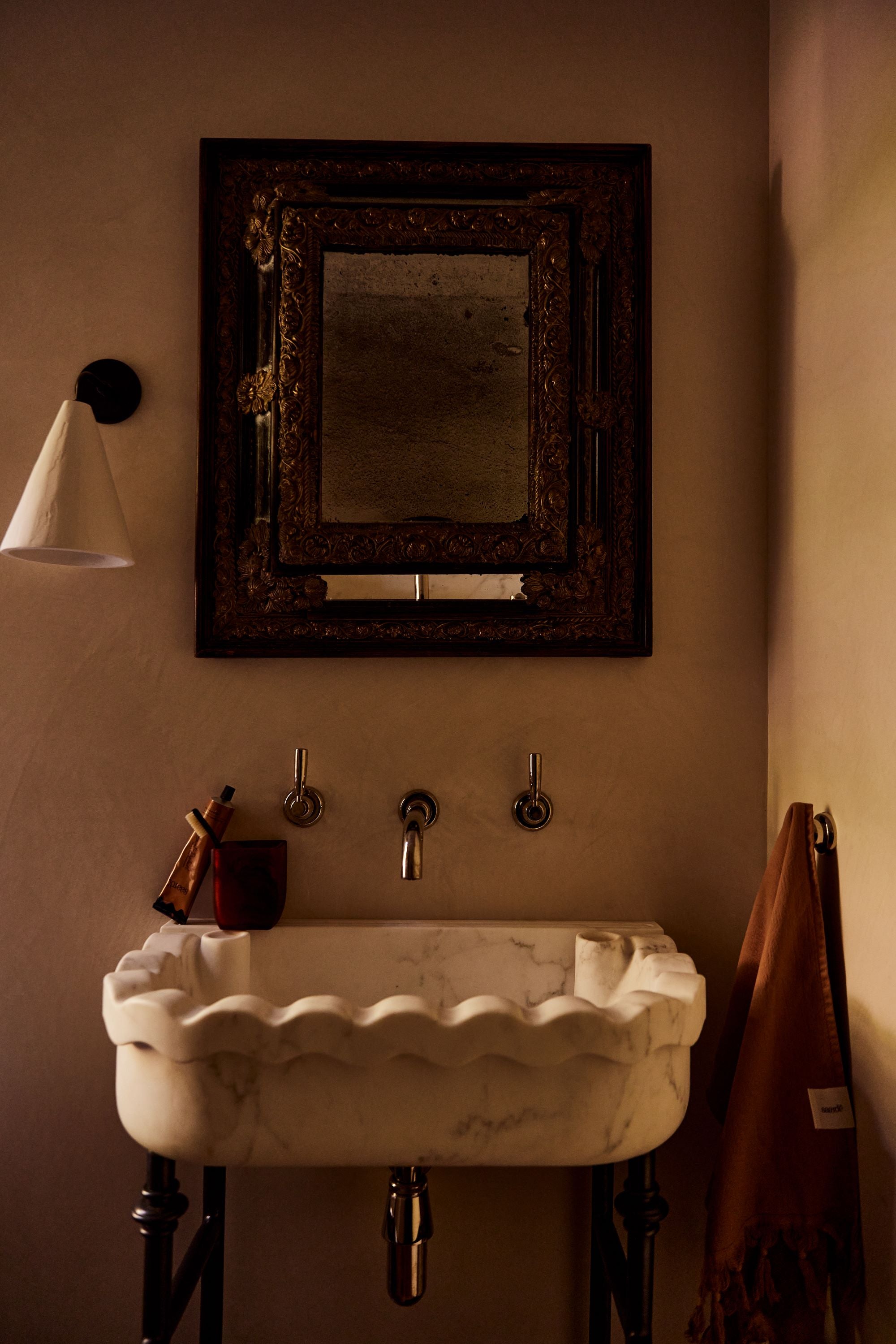 Vintage Wash Bath Sheet Bundle - Super Soft & Absorbent Cotton Towels in Terracotta | Perfect for Spa, Bathroom & Beach Use