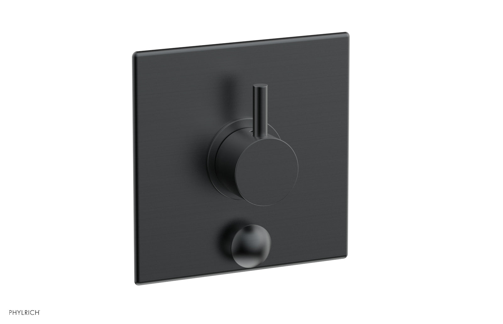 BASIC II Pressure Balance Shower Plate with Diverter and Handle Trim Set 4 203 - Chrome Finish for Bathroom & Shower Installation - Perfect for Home Renovation and Modern Bathroom Upgrades