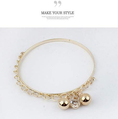 Ochoos European Style Multilayer Coin & Eiffel Tower Bracelet Set for Women - Trendy Beaded Star Tassel Bangles in Gold Metal - Perfect for Parties, Dating & Everyday Fashion Accessories