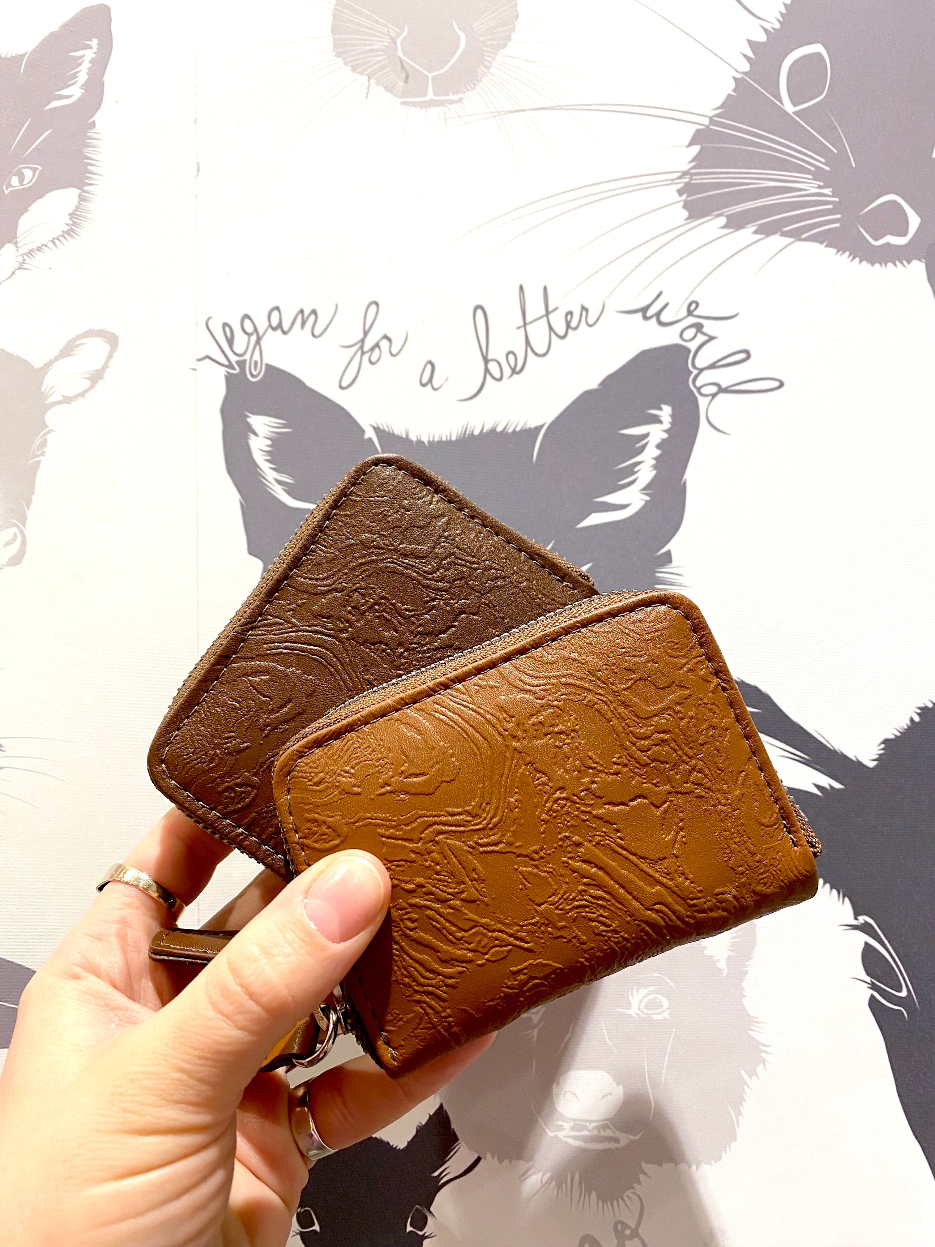 Arlo Embossed Leather Wallet in Tan - Premium RFID Blocking Bifold Wallet for Men | Perfect for Everyday Carry, Travel & Business