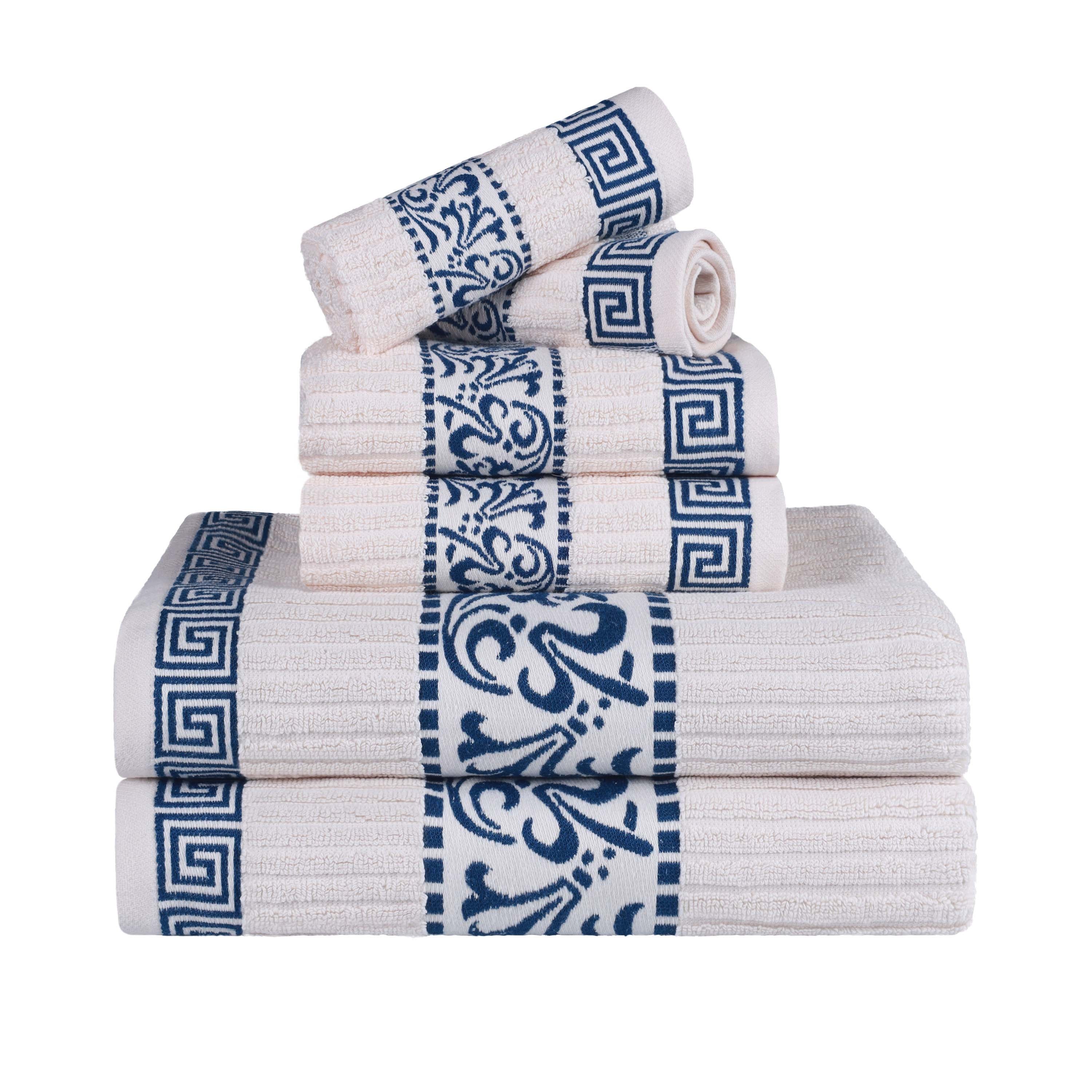 Ivory/Navy Blue