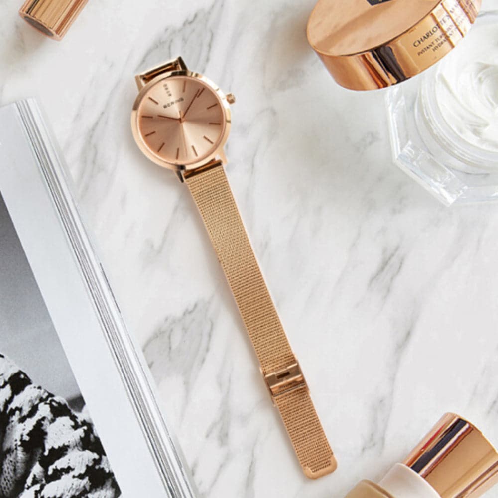 BERING 13434 366 Classic Women's Watch - Elegant Stainless Steel Analog Timepiece with Mineral Crystal, Water Resistant - Perfect for Office, Party & Everyday Wear