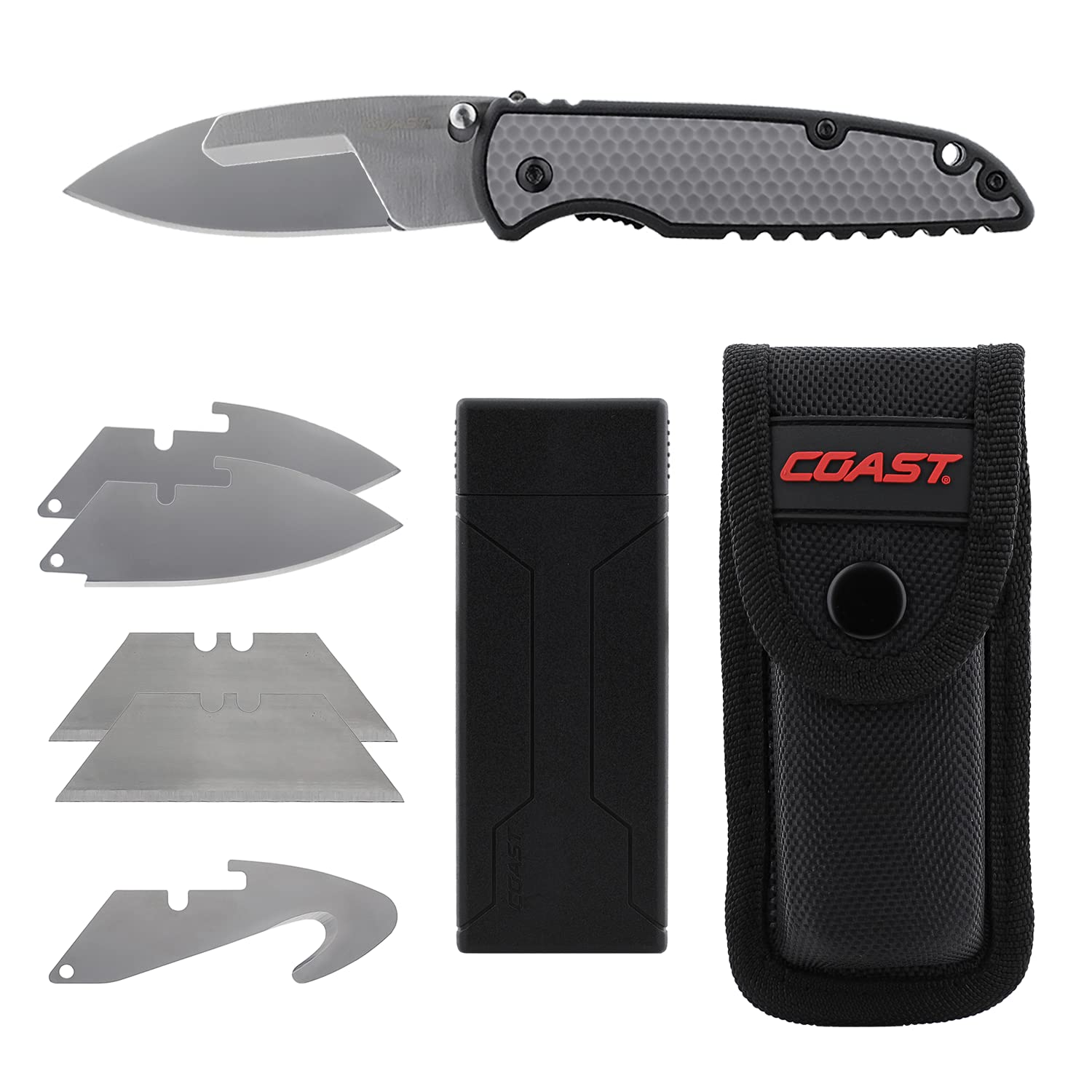 Coast SHIFT EDC Pocket Knife with Replaceable Blades - Compact Folding Knife for Everyday Carry, Outdoor Adventures & Survival Gear