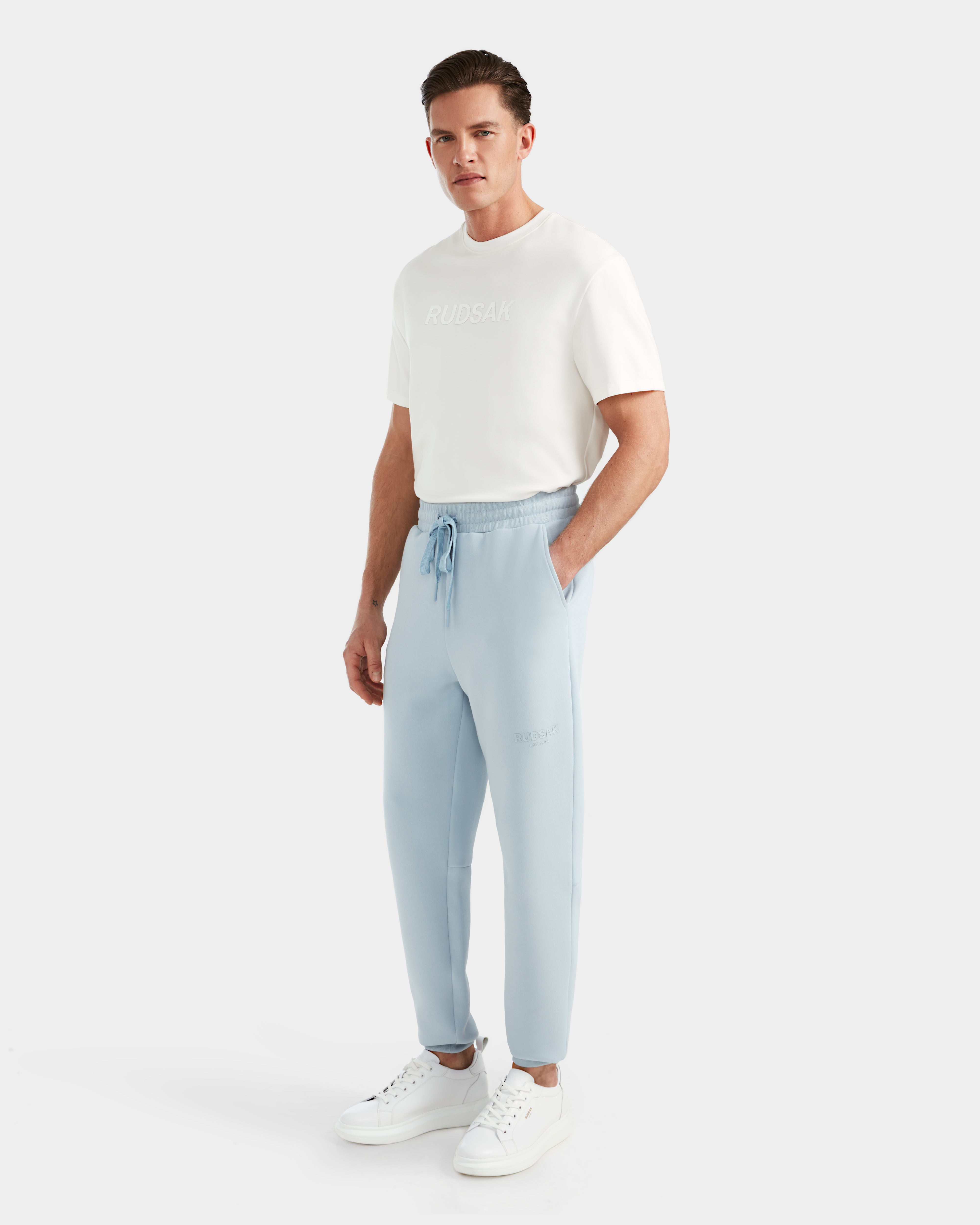 JOSS 9524009 Sky Blue M - Stylish and Comfortable Men's T-Shirt for Casual Wear, Gym, and Outdoor Activities
