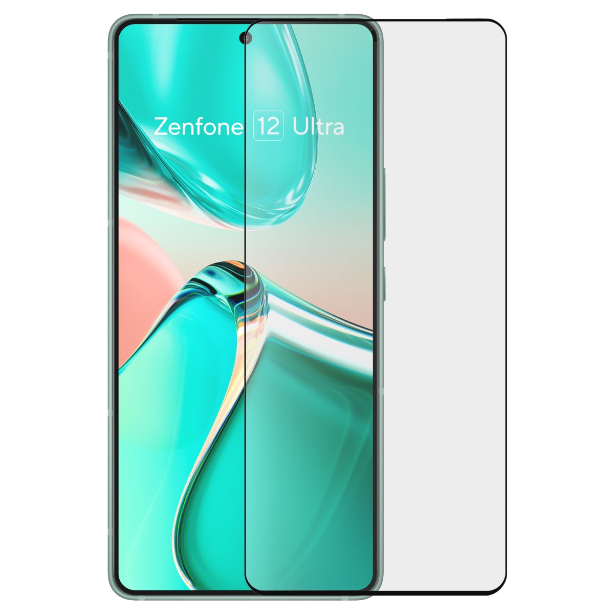 ASUS Zenfone 12 Ultra Tempered Glass Screen Protector - Anti-Bacterial, Anti-Scratch, HD Clear, Bubble-Free (2-Pack) for Work, Gaming & Daily Use