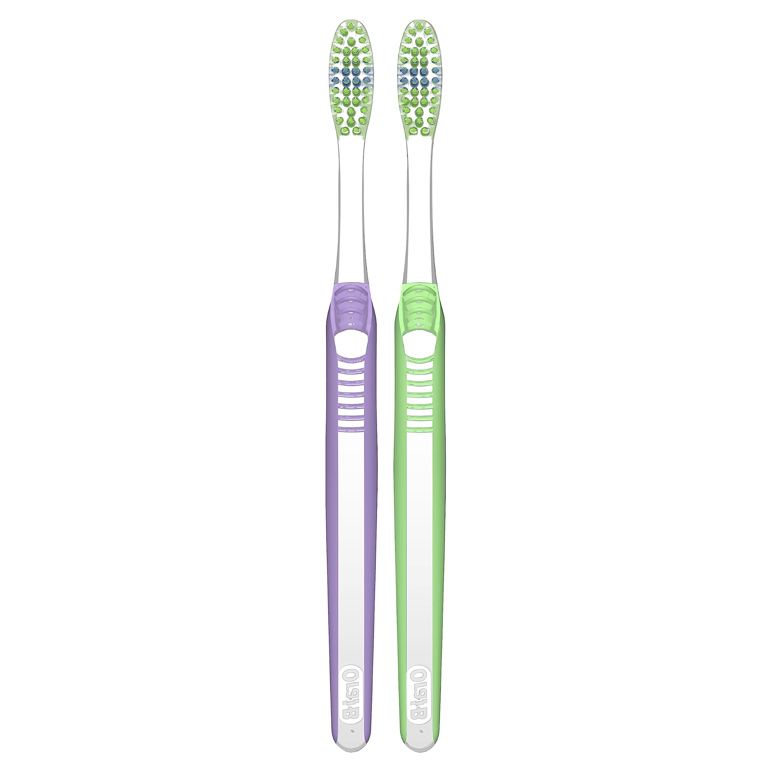Oral-B Indicator Color Collection Toothbrushes - Medium Bristles (2-Pack) - Soft Toothbrush for Adults & Kids - Perfect for Travel, Home & Daily Oral Care