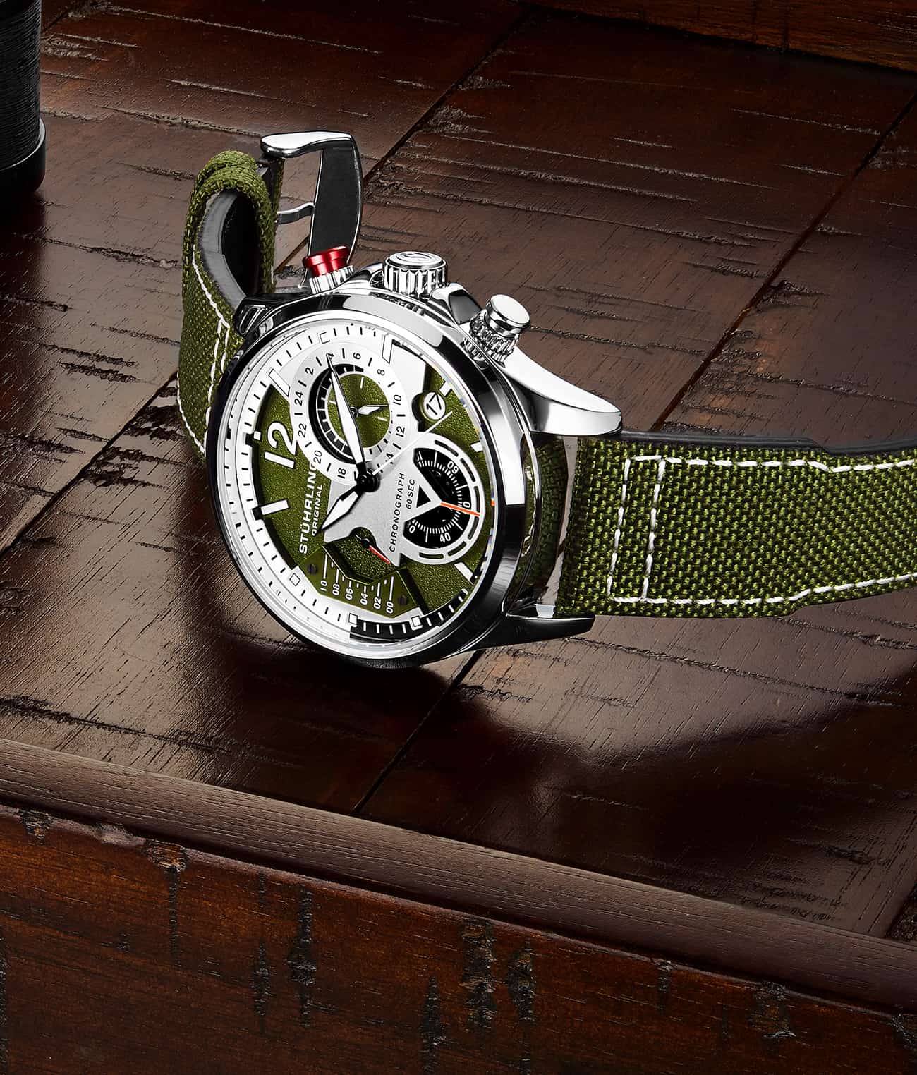 Cordura 4029 Quartz 45mm Aviator Watch - Durable Military-Grade Timepiece for Outdoor Adventures & Aviation Enthusiasts