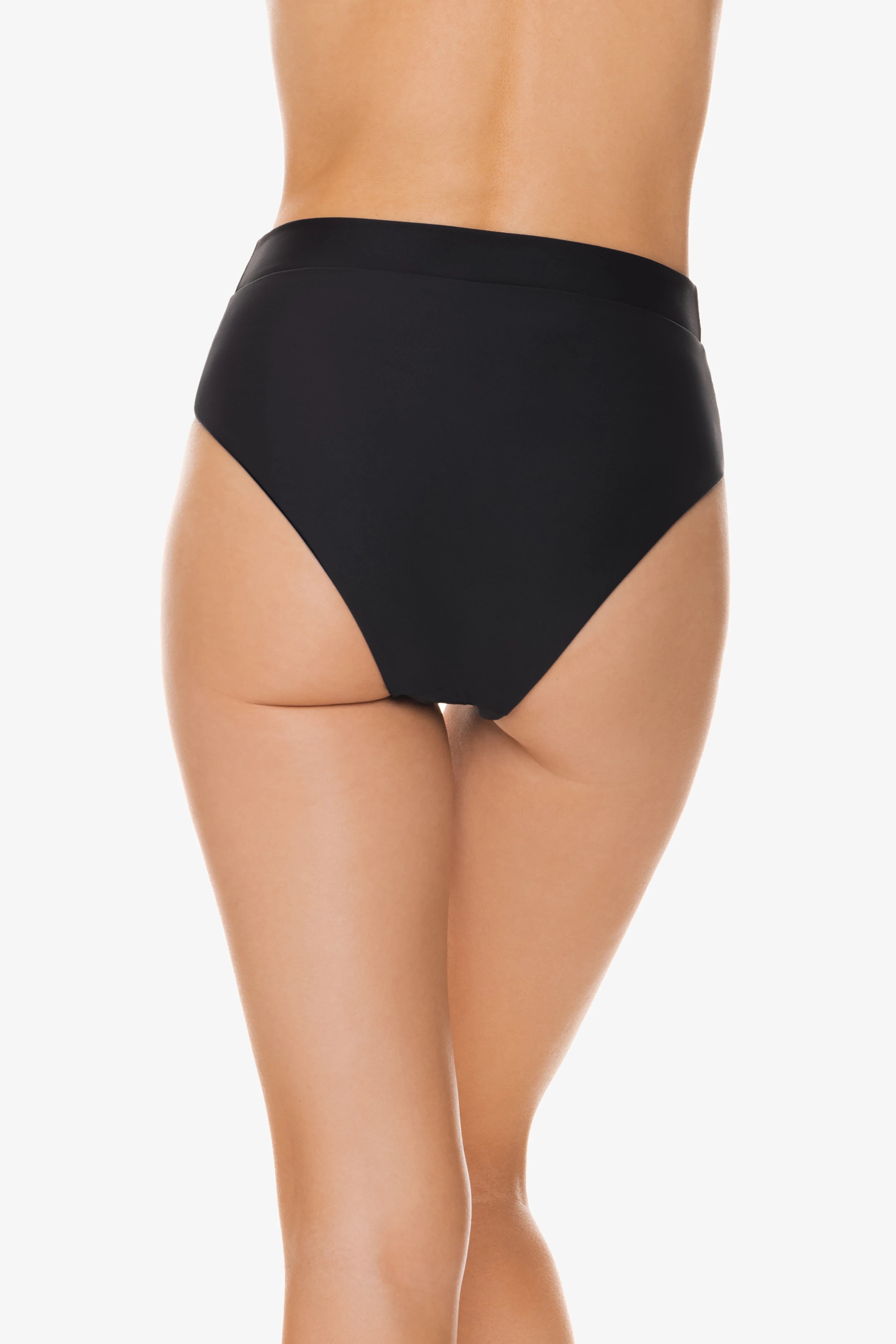 High Waist Soft Band Comfortable Bottoms for Women - Black | Perfect for Yoga, Workout & Lounge Wear