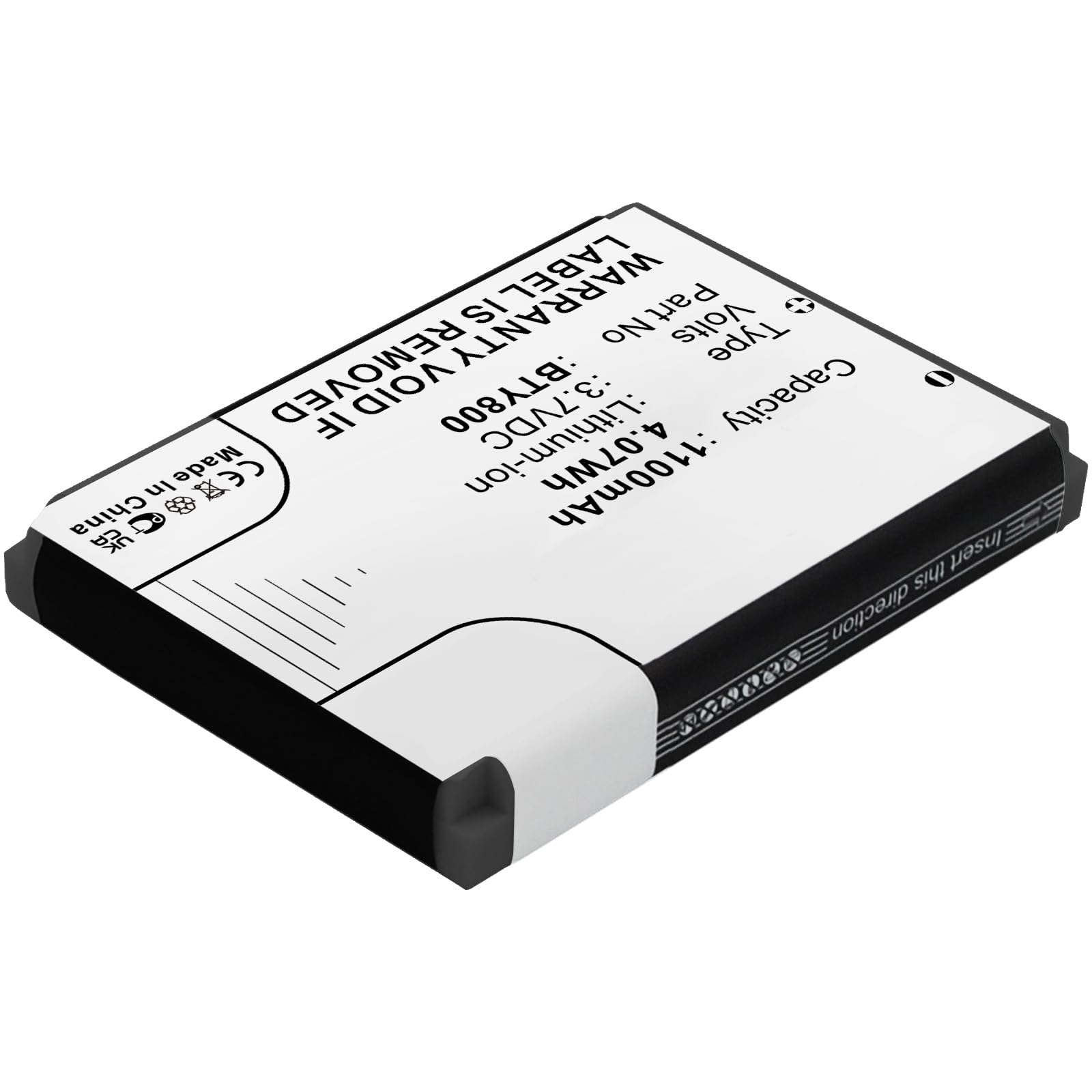 Synergy Digital Barcode Scanner Battery - Li-Ion 3.7V 1300mAh Replacement Battery for CipherLAB NLS-PT800 Barcode Scanner | High Capacity, Long Lasting Power | Perfect for Retail, Warehouse & Inventory Management