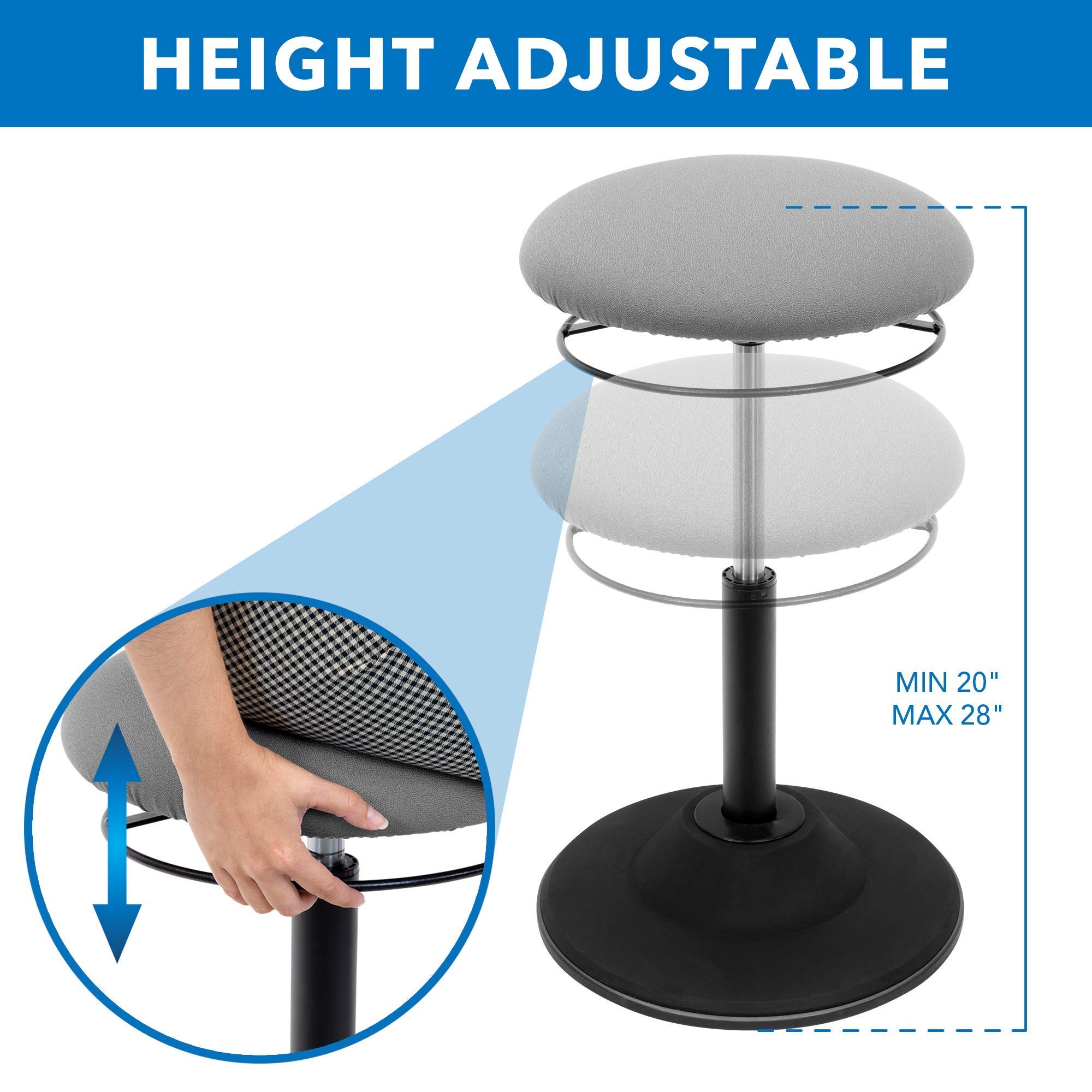 Mount-It! Adjustable Monitor & Keyboard Wall Mount with CPU Holder - VESA Compatible Standing Desk Accessory | Ergonomic Height Adjustable Workstation Solution for Home Office, Gaming Setup & Workspace Organization