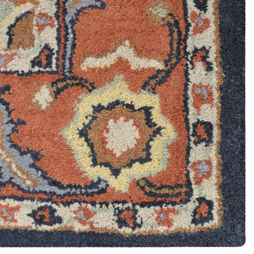 Luxury Dabir Hand Tufted Wool Area Rug - Soft & Durable Living Room Carpet for Bedroom, Office Decor - Perfect for Home, Apartment & Workspace