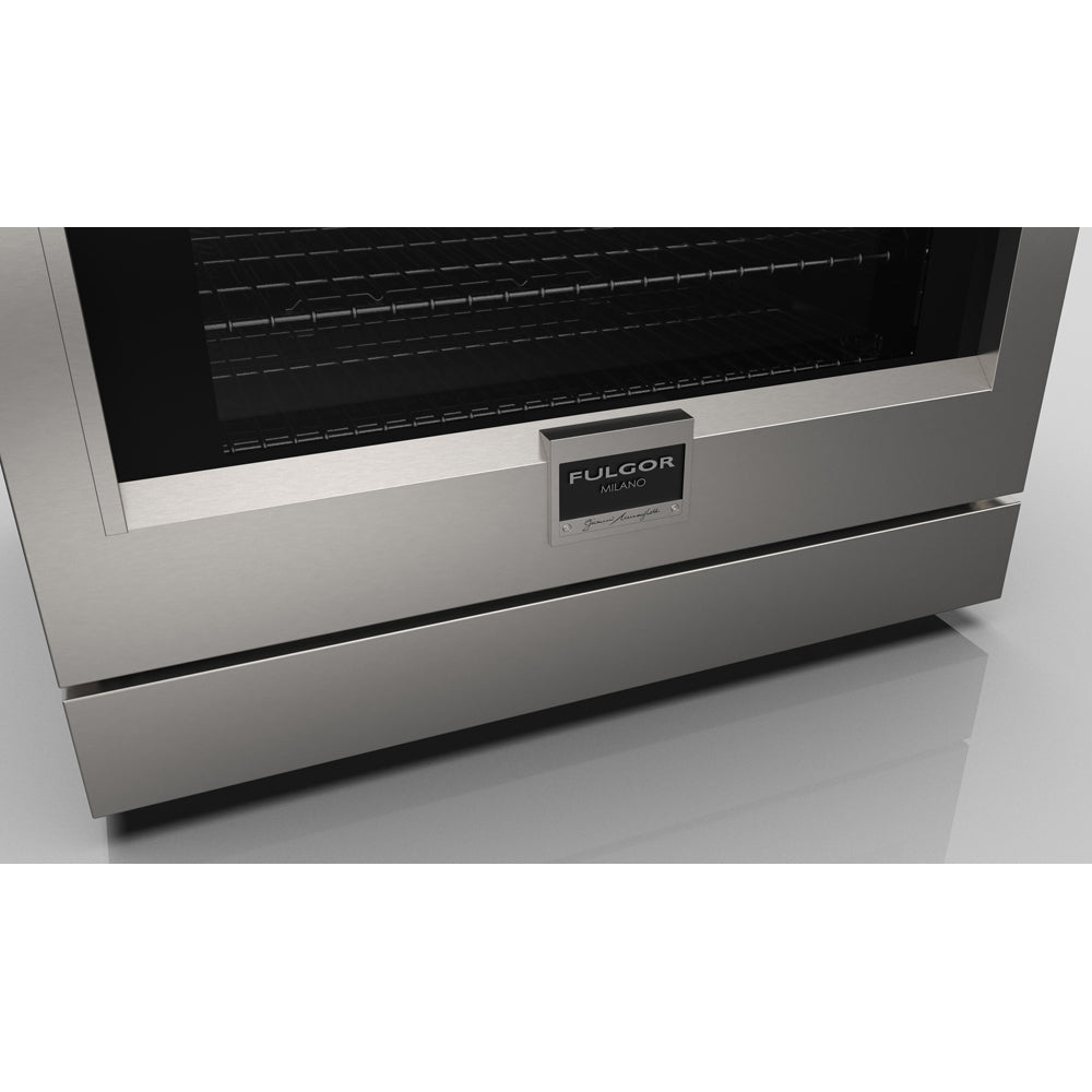 Fulgor Milano 36-inch 600 Series Dual Fuel Range with 6 Burners - Stainless Steel Professional Gas Stove (Model F6PDF366S1) | Perfect for Home Chefs & Gourmet Cooking