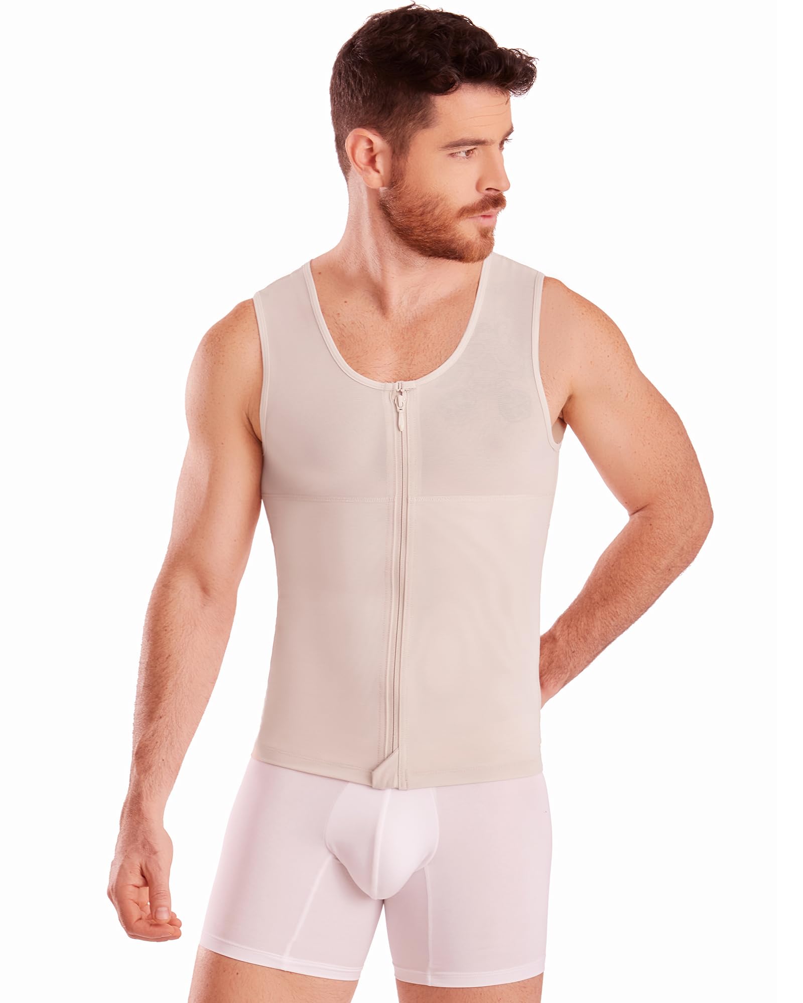 Shape Concept 062 063 Colombian Shapewear for Men - High Compression Girdle & Body Shaper - Slimming Underwear for Tummy Control & Posture Support - Perfect for Workouts, Weight Loss & Everyday Wear