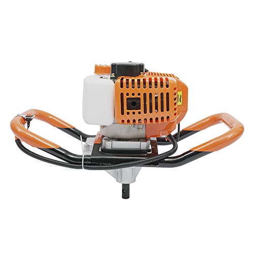52CC Gas Powered Post Hole Digger - Heavy Duty Earth Auger for Fence Posts, Ground Drilling & Landscaping | Perfect for DIY Projects, Farming & Construction
