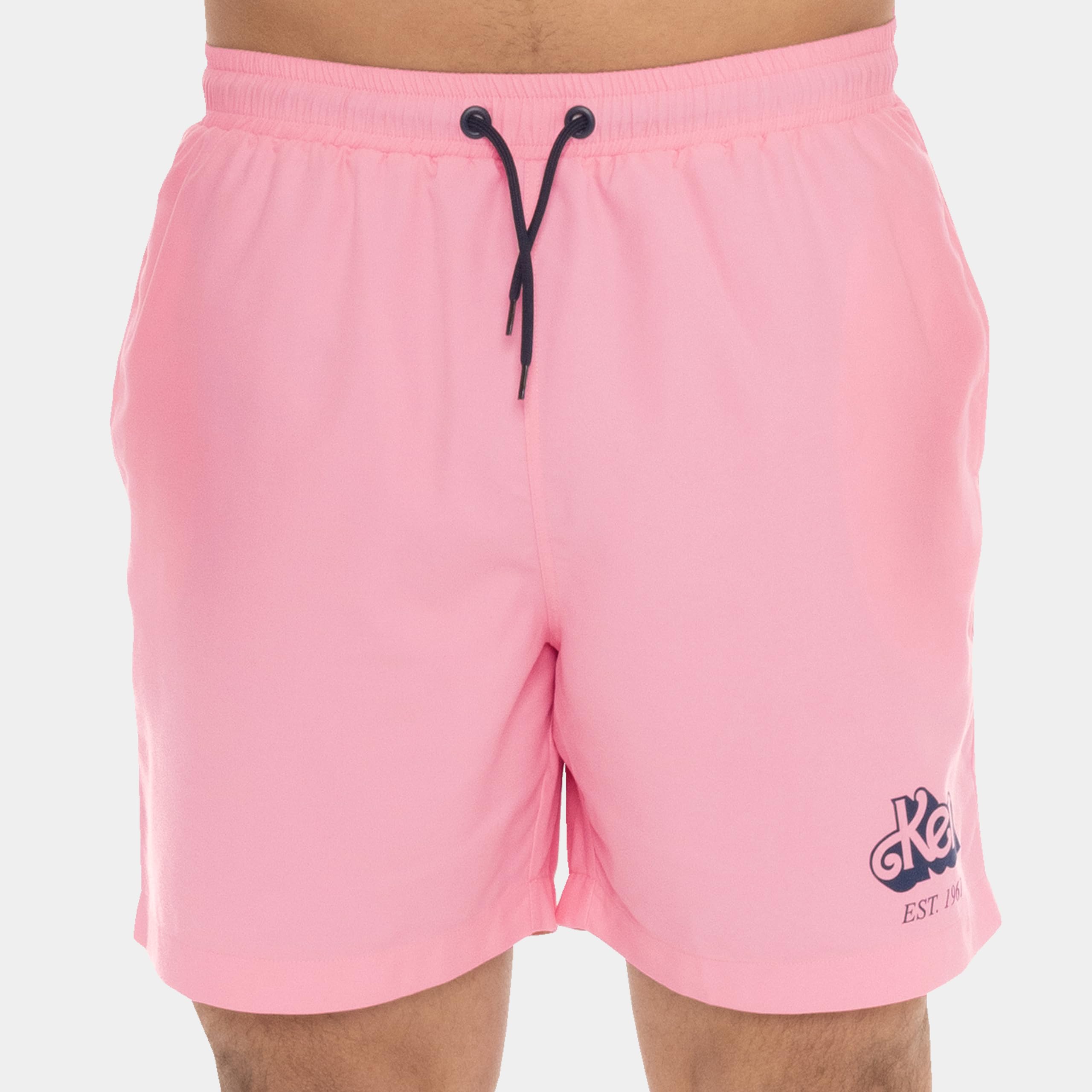 Barbie Ken Men's Swim Shorts - Quick Dry Swim Trunks for Men, Sizes S to XXL - Perfect for Beach, Pool, and Summer Vacations