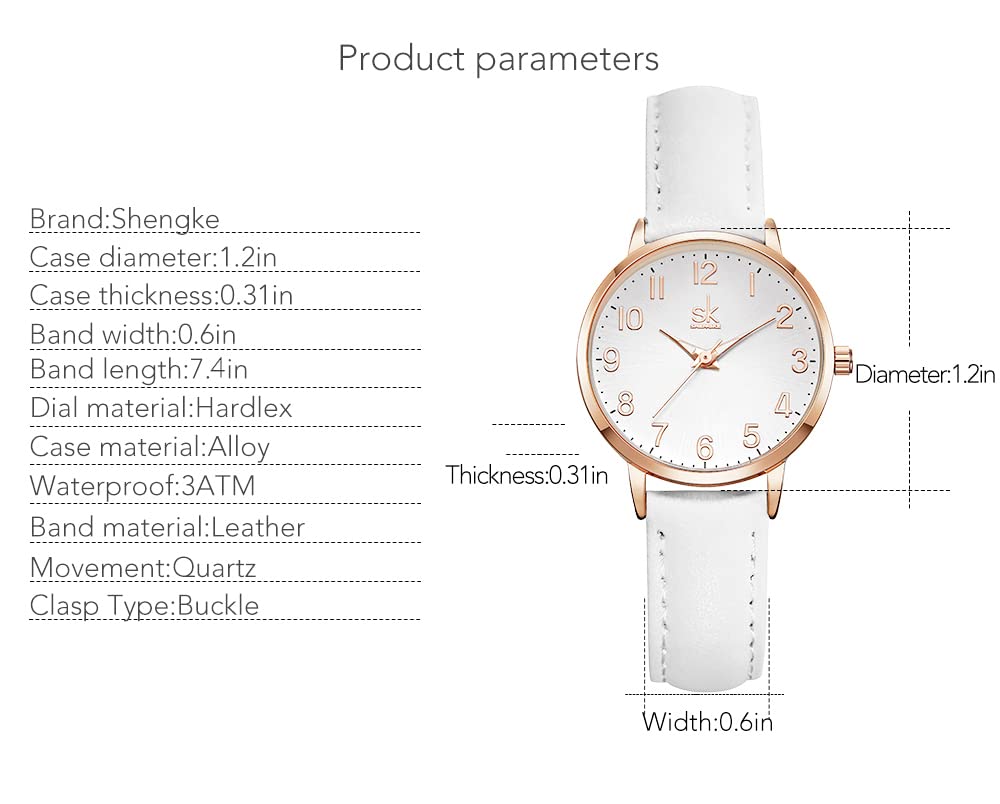 Minimalist Ultra-Thin Women's Watch - 2024 Fashion Waterproof Ladies Wristwatch, Elegant Dainty Gift for Her | Perfect for Office, Daily Wear & Special Occasions