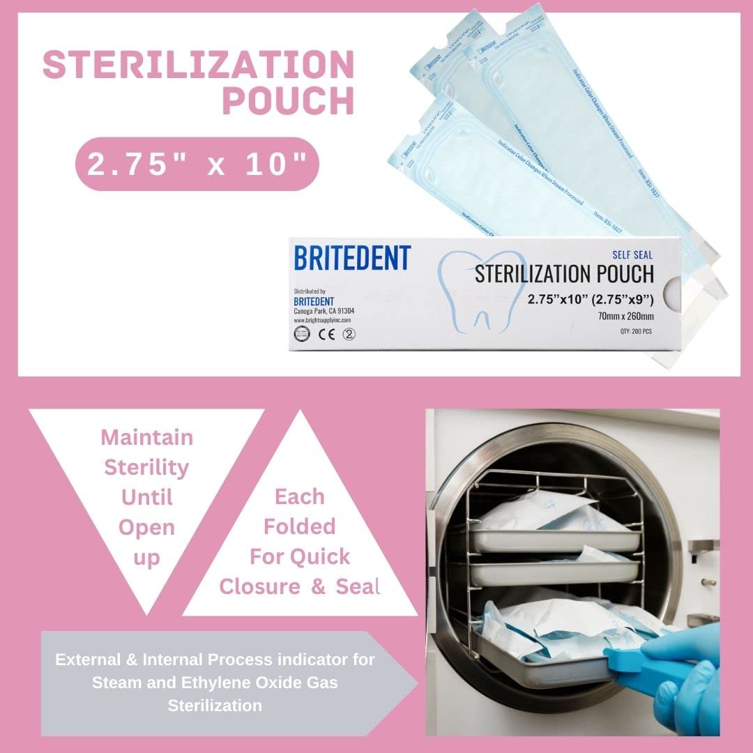 Self-Sealing Sterilization Pouches 2.75