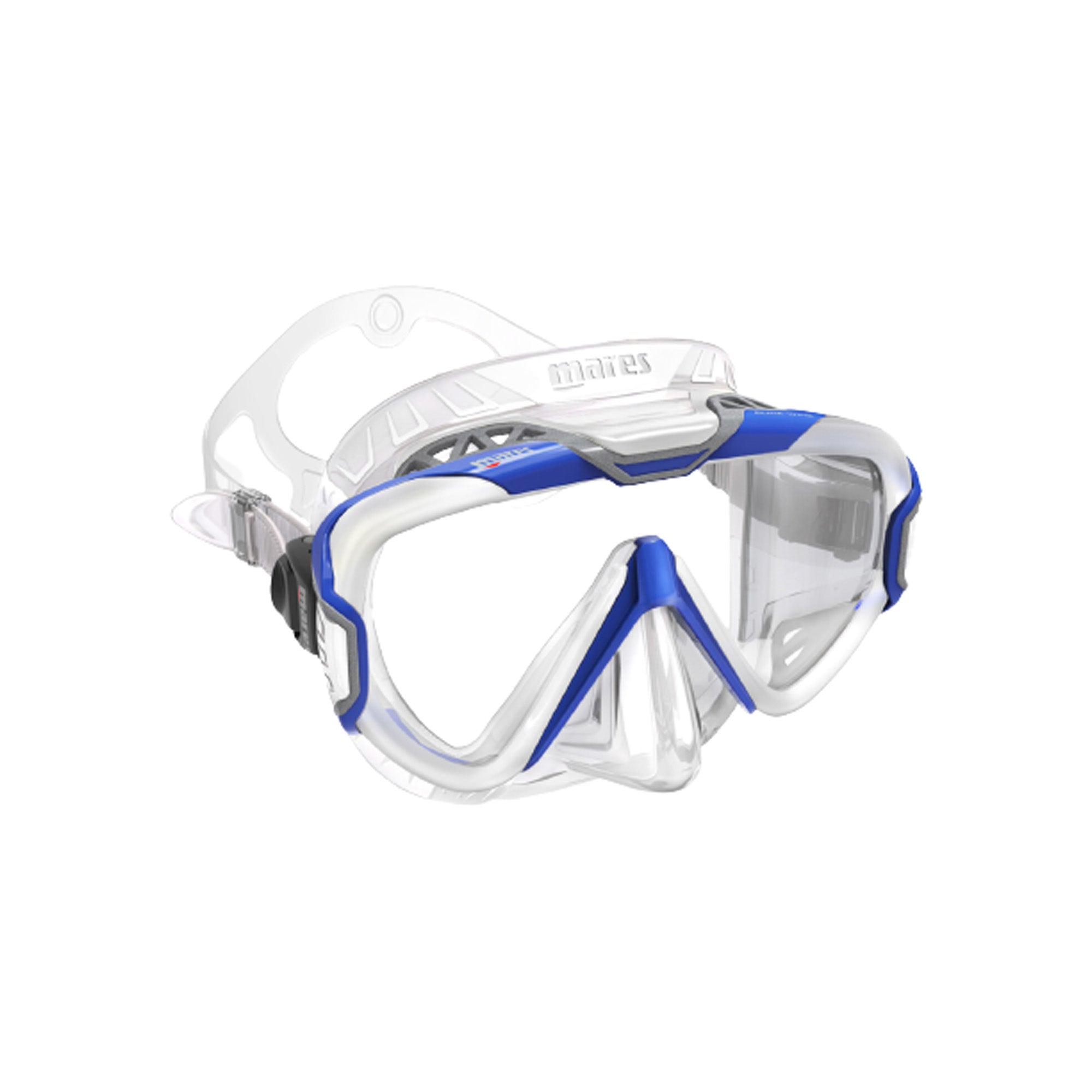 Mares Pure Wire Dive Mask & Ergo Dry Snorkel Set - Professional Scuba Diving Gear for Underwater Exploration & Snorkeling Adventures