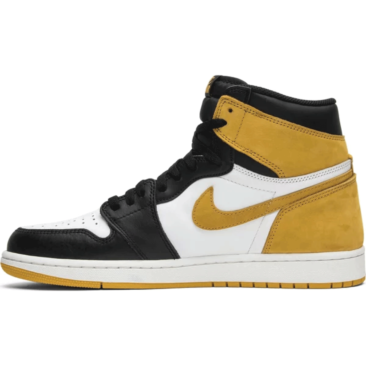 Air Jordan 1 Retro High OG 'Best Hand in the Game' Yellow Ochre Basketball Shoes - Classic Sneakers for Men's Streetwear & Basketball Games