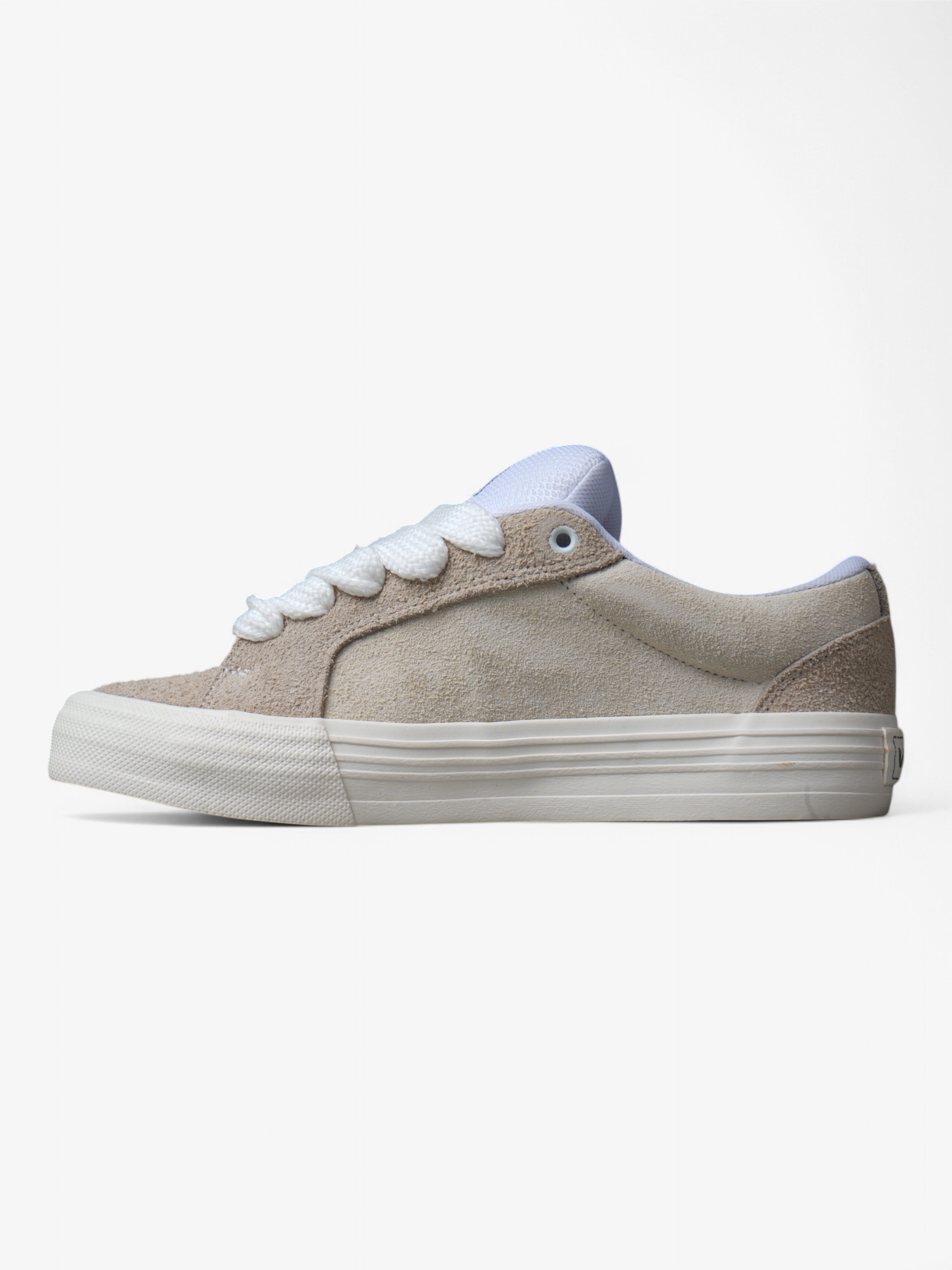 Vision Street Wear Odd Cirkus Suede Skate Shoes - Beige Color for Men & Women | Comfortable Sneakers for Skateboarding, Streetwear Fashion & Casual Wear