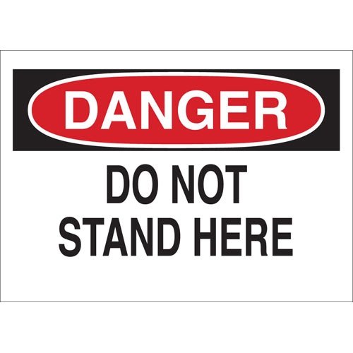 Brady 69144 Machine & Operational Safety Signs - Pack of 10 | Durable Industrial Warning Labels for Equipment & Workplace Safety