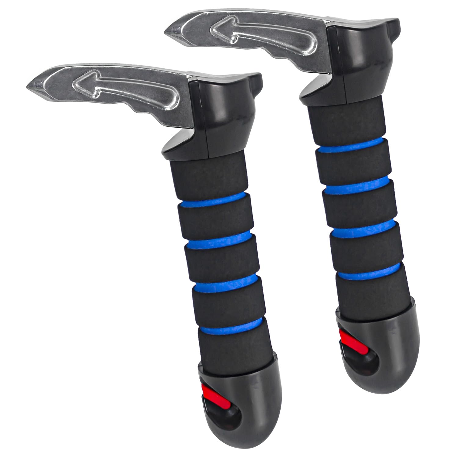 2-Pack 3-in-1 Car Door Handle Assist for Seniors - Elderly Car Support Handle with Multifunction Cane Grip - Perfect for Easy Vehicle Entry/Exit & Mobility Assistance