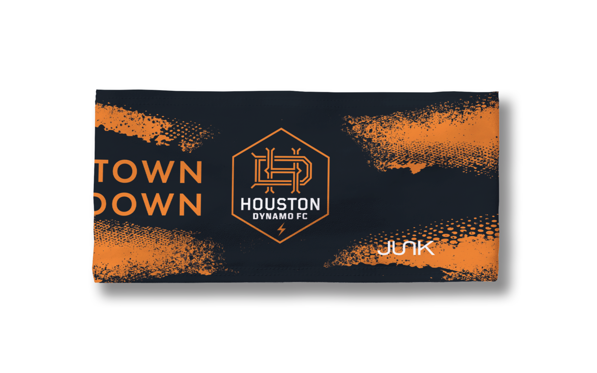 Houston Dynamo FC Rally Cry Big Bang Lite Headband - Moisture Wicking Sports Headband for Running, Soccer & Workouts - Unisex Adjustable Sweatband for Men & Women