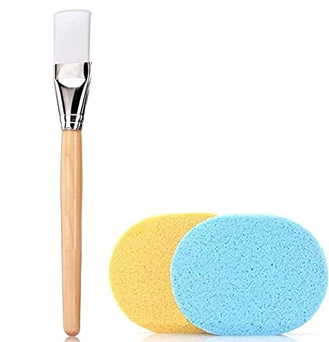 Wooden Brush and Sponge Combo