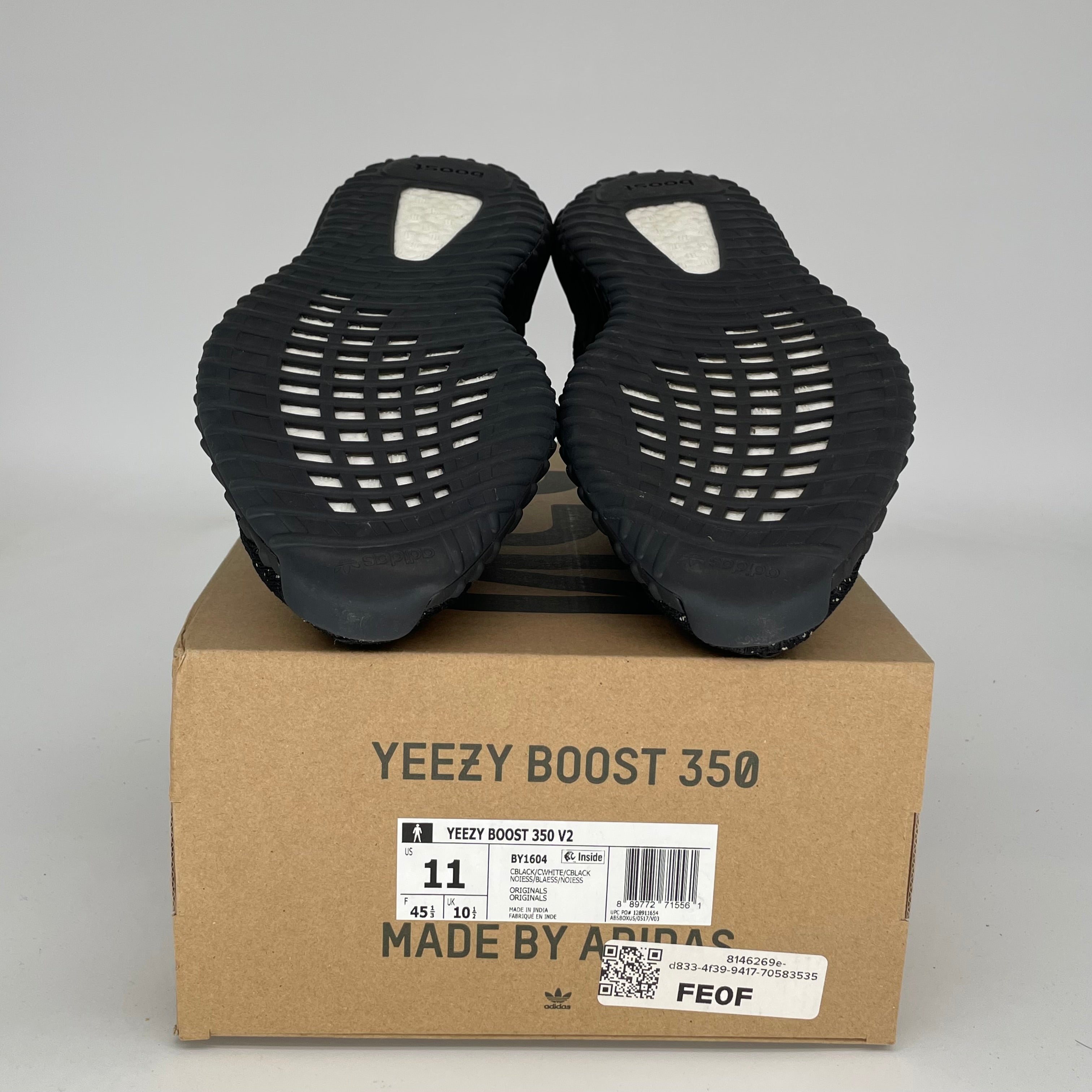 Adidas Yeezy Boost 350 V2 Core Black/White - Men's Size 11 Sneakers (BY1604) | Running, Gym & Casual Wear