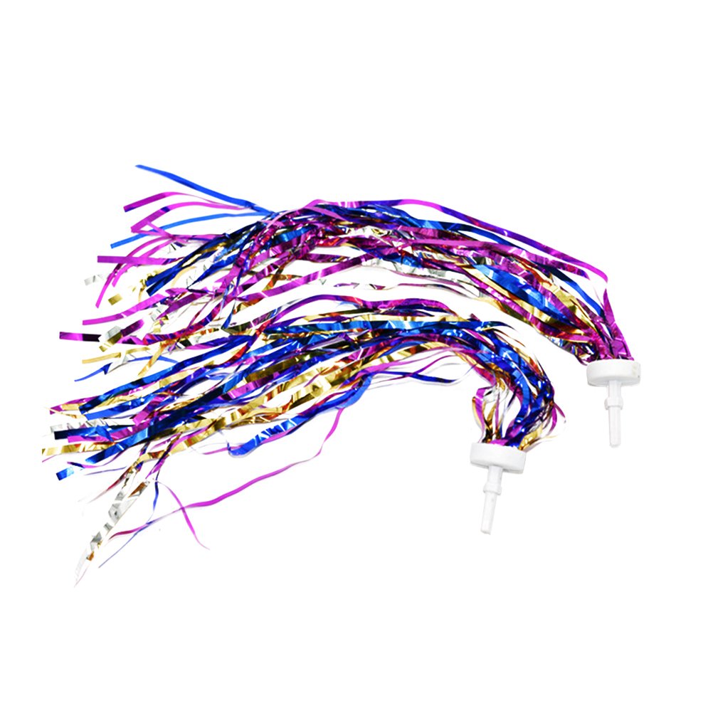 Colorful Kids Bike Streamers - 2 Pairs Handlebar Tassels for Children's Bicycles & Scooters | Fun Ride Accessories for Boys & Girls | Perfect for Birthday Gifts & Outdoor Play