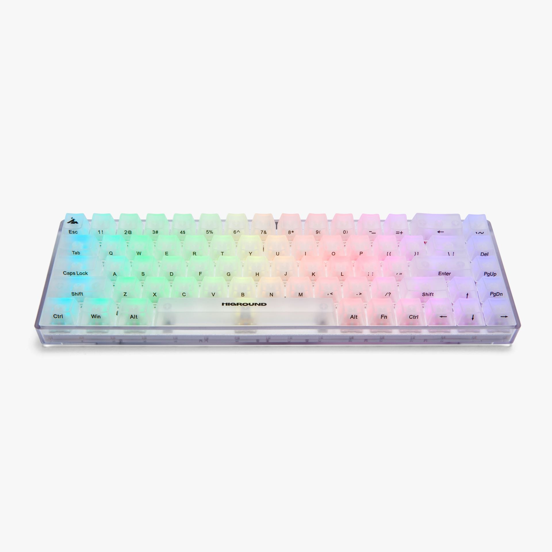 Higround Basecamp 65 Mechanical Gaming Keyboard - OPAL White (White Flame Switches) for PC, Mac, PS5 - Perfect for Gaming, Typing & Office Work