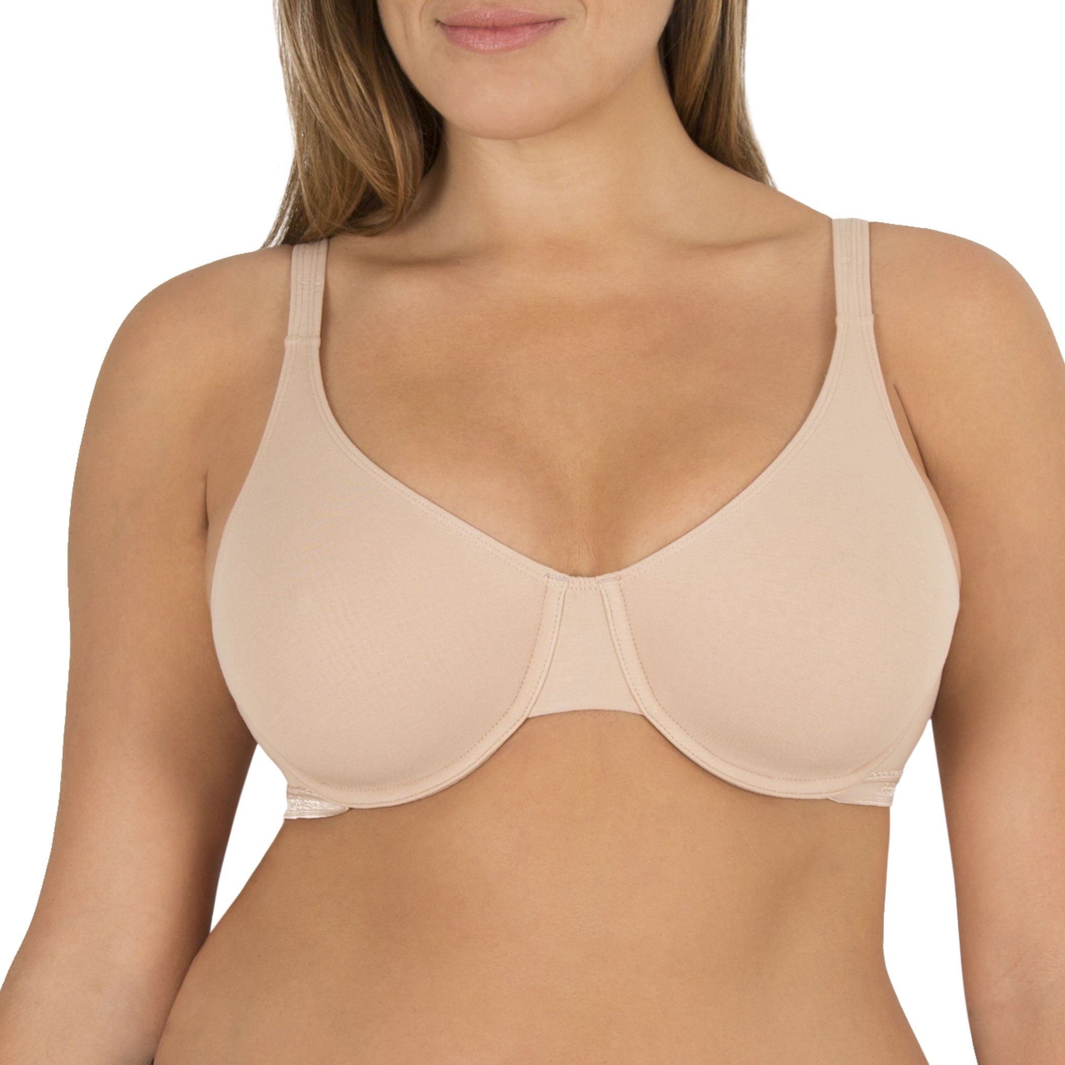 Fruit of the Loom Women's Cotton Stretch Extreme Comfort Bra - Wireless T-Shirt Bra for Everyday Wear, Yoga & Lounge