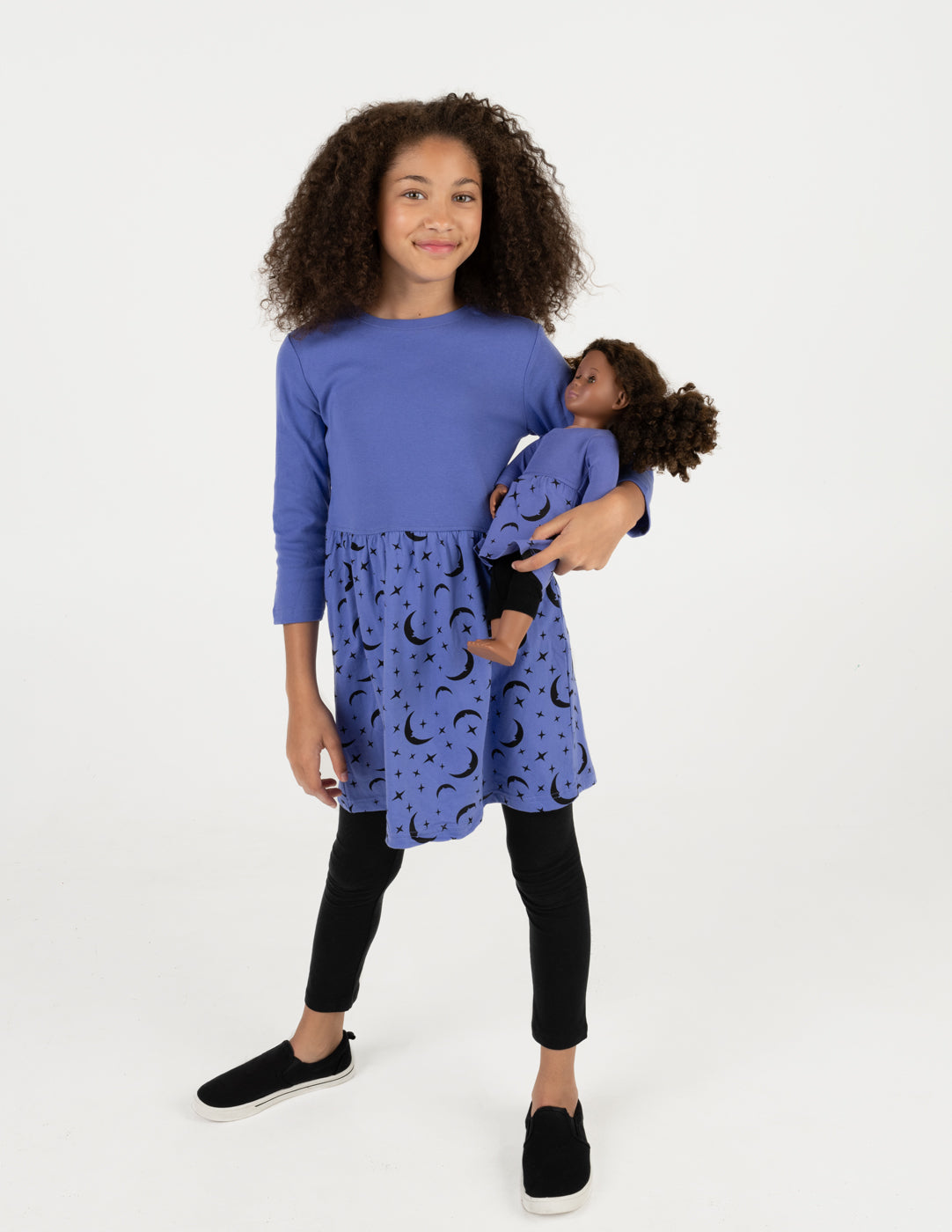 Girl's Moon Print Skirt Dress - Cute & Stylish Outfit for Kids, Parties & Special Occasions