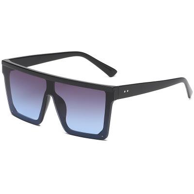 Flat Top Oversized Luxury Sunglasses for Women - UV Protection Fashion Sunglasses - Trendy Oversized Shades for Beach, Driving & Outdoor Activities