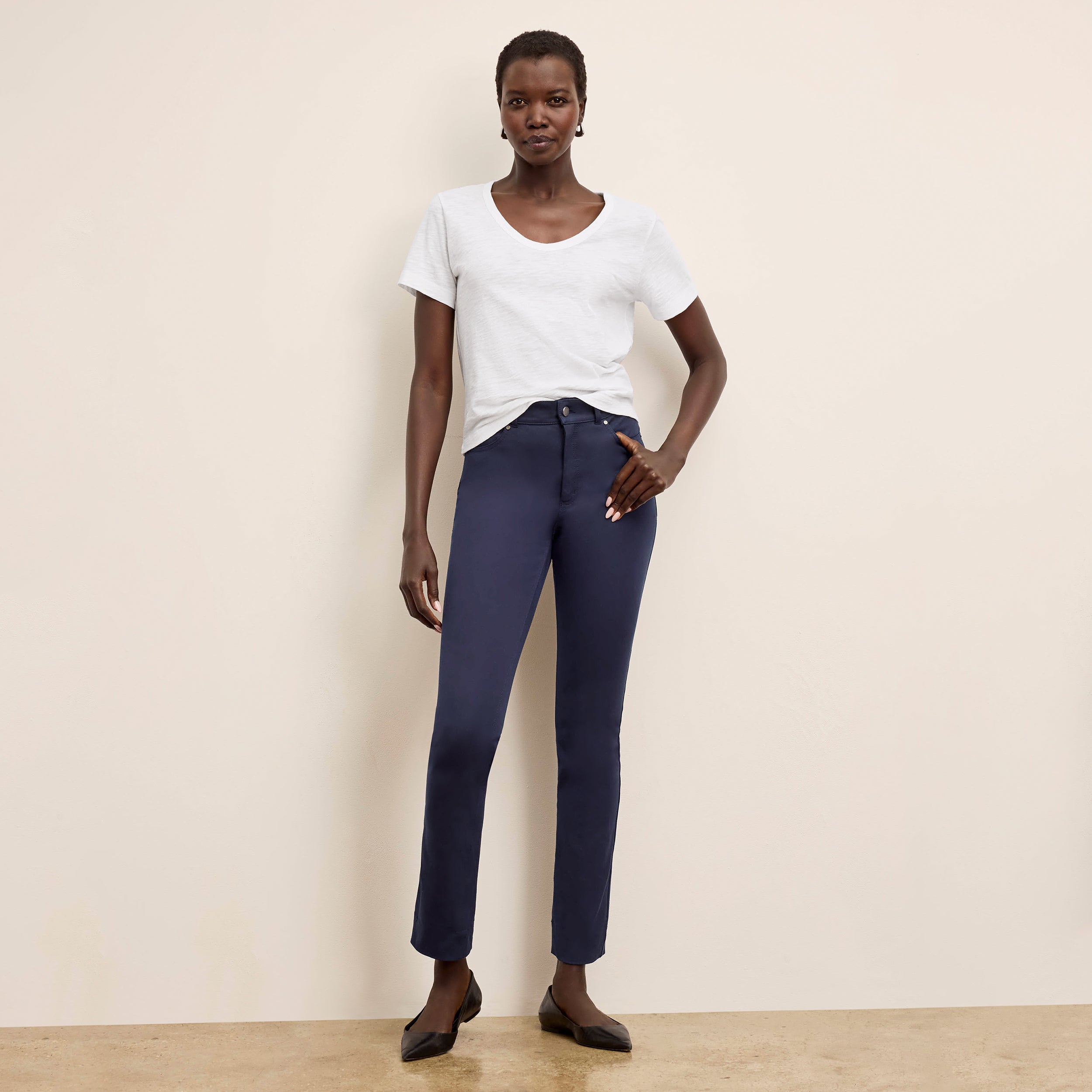 Roma Jean Eco-Friendly Better Than Denim Jeans - Dark Navy Blue for Women | Sustainable Fashion for Casual Wear & Everyday Outfits