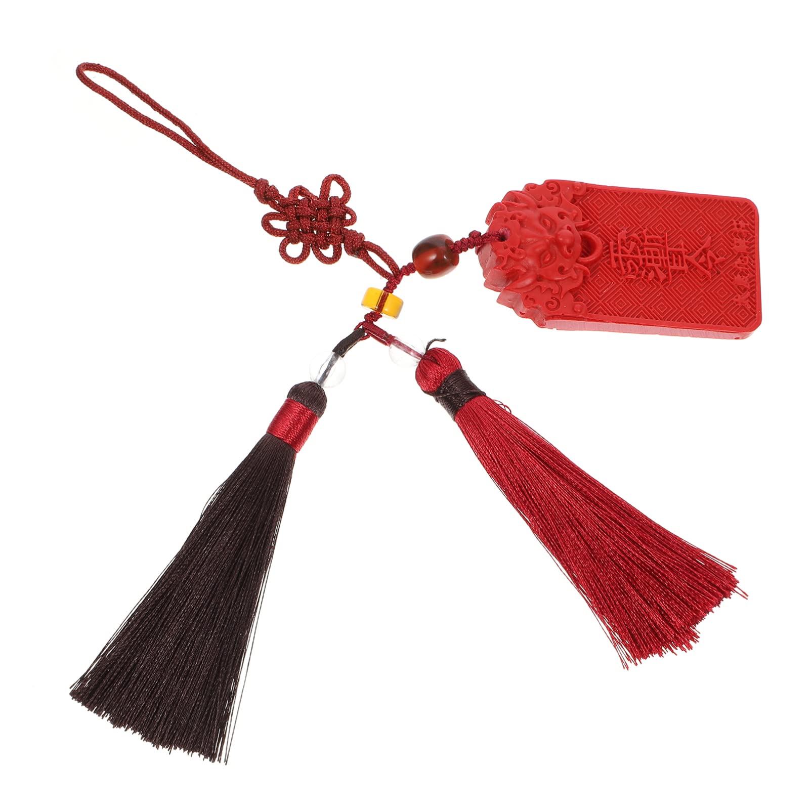 2022 Feng Shui Amulet Keychain - Chinese Lunar Year Knot Tassel Charm for Car Keys, Bags & Home Decor | Lucky Car Accessories & Gift for New Year Celebrations