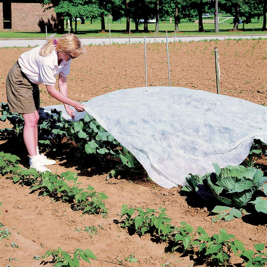 Reusable 10ft x 33ft Rectangle Plant Cover for Freeze Protection - Floating Row Cover Garden Blanket for Winterizing Plants - Cold Weather & Snow Protection for Vegetables, Flowers & Shrubs (Ideal for Greenhouses, Raised Beds & Outdoor Gardens)