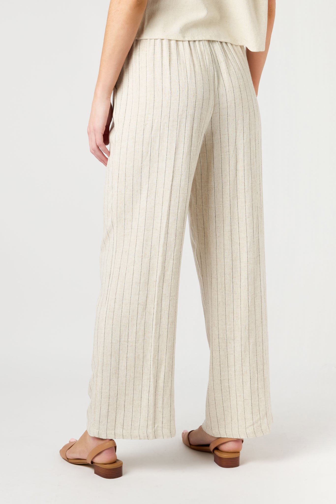 Comfortable Linen Blend Drawstring Pants for Women - Soft & Breathable Casual Lounge Pants - Perfect for Yoga, Travel & Relaxing at Home