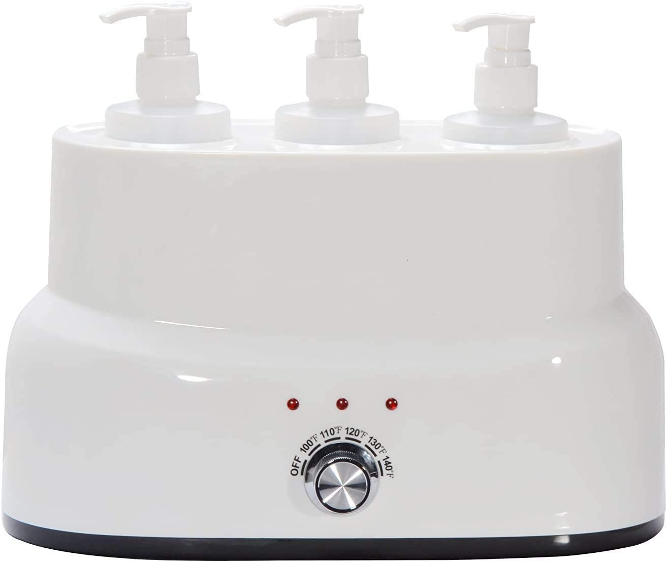 Therapist's Choice 3-Bottle Warmer for Oil, Lotion, Cream & Gel - Perfect for Massage Therapy, Spa Treatments & Home Relaxation