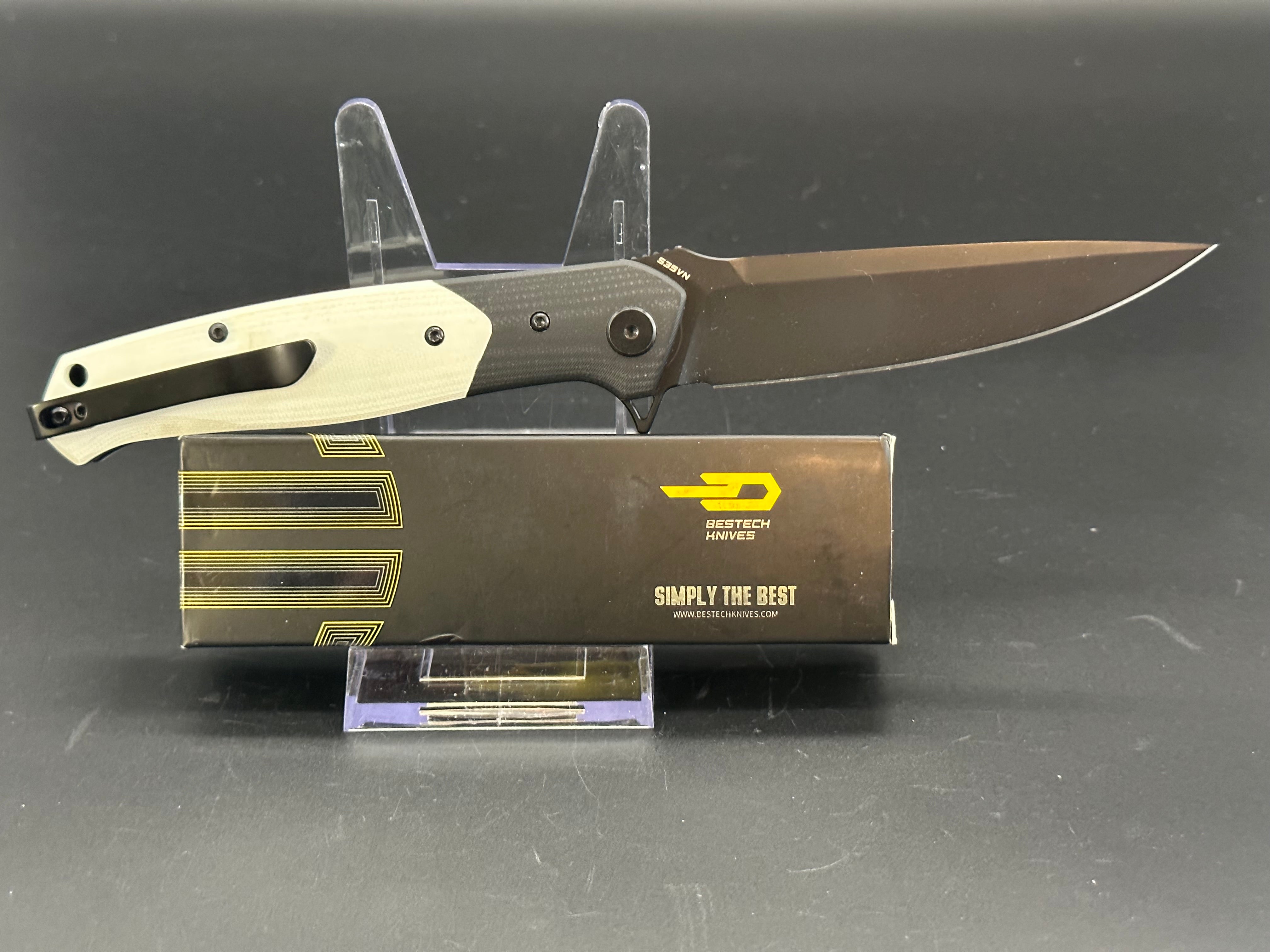 Bestech Swordfish S35VN Folding Pocket Knife - Premium EDC Tactical Knife for Outdoor, Camping, and Everyday Carry