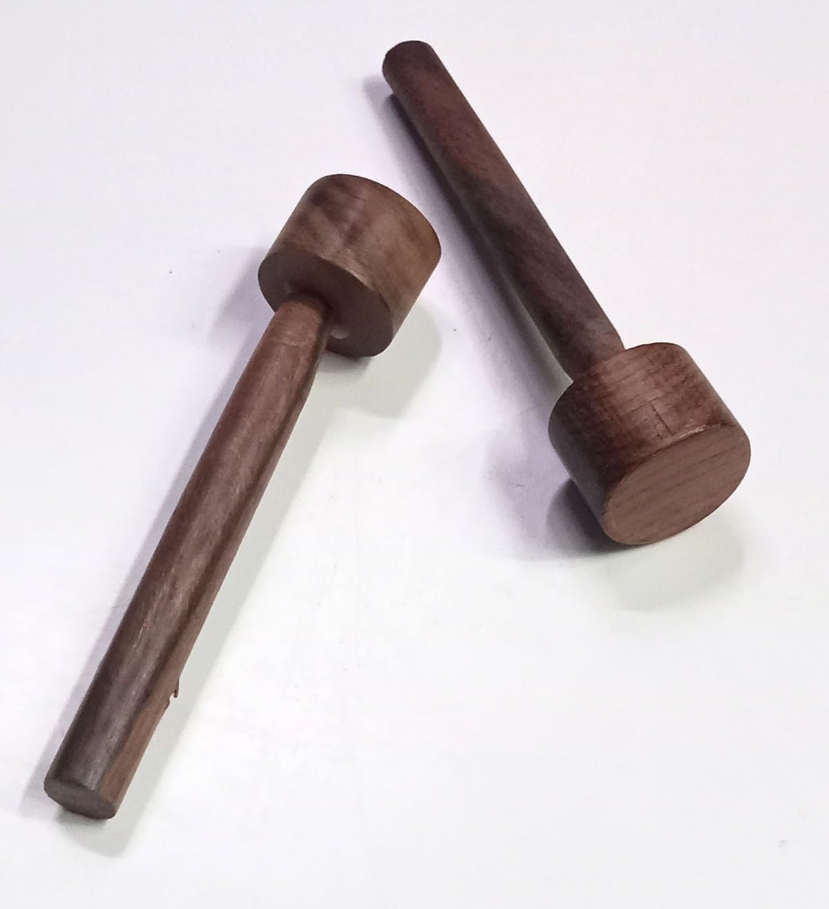 Traditional Dosa Wooden Oil Applicator Set (2 Pieces, 10.5 cm) - Authentic Indian Cooking Tool for Perfect Dosa & Pancakes - Ideal for Home Kitchens & Restaurants