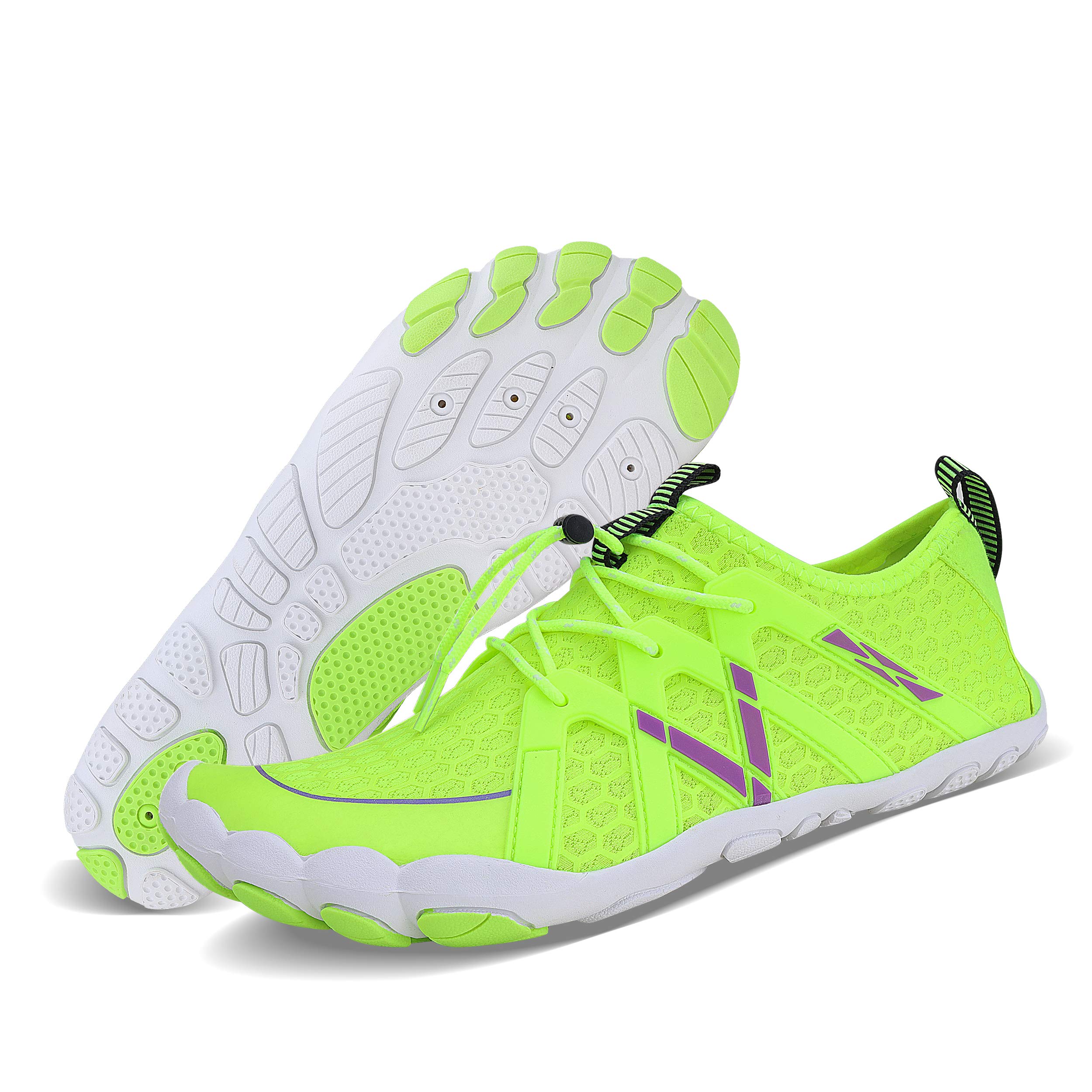 **Men's & Women's Quick-Dry Water Shoes for Swimming, Surfing, Beach & Pool - Slip-On Aqua Shoes for Water Sports, Walking & Water Parks**