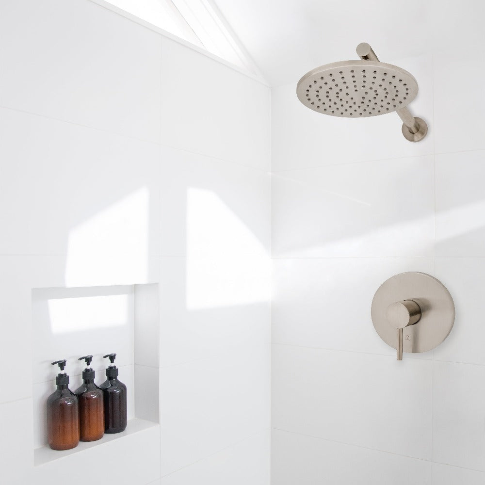 ZLINE El Dorado Rainfall Shower Faucet in Brushed Nickel - Modern Bathroom Fixture for Spa-Like Shower Experience | ELD SHF BN