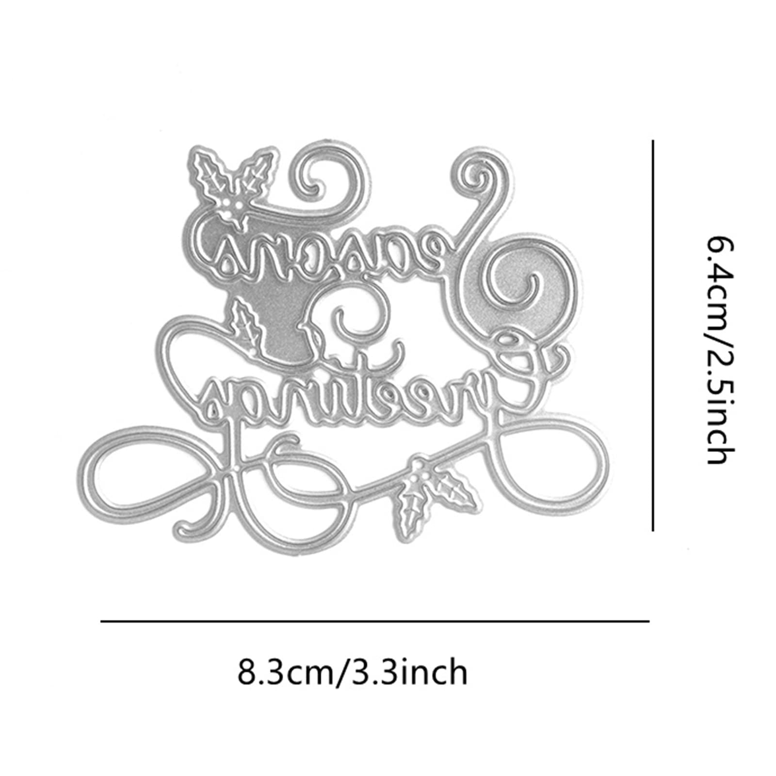 Christmas Mistletoe Metal Cutting Dies for DIY Scrapbooking & Card-Making | Home Decor & Gifts