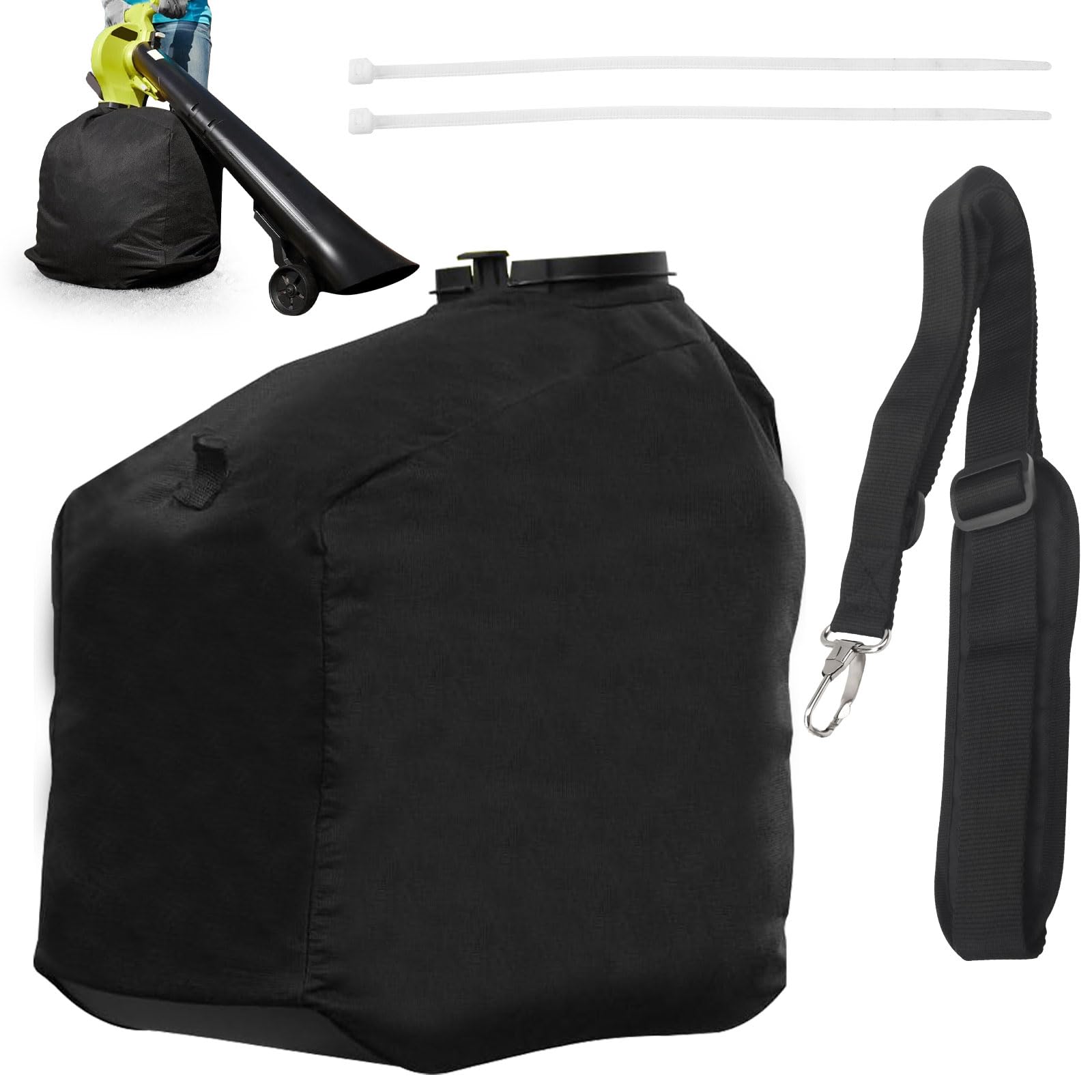 RYOBI 40V Cordless Leaf Vacuum Vac Attack Bag 205110001 - Compatible with RY40405 & RY40405VNM Models | Perfect for Yard Cleanup, Leaf Collection & Outdoor Maintenance