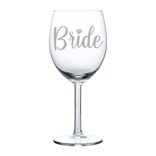 Elegant 10 oz Wine Glass Goblet for Bridal Parties & Celebrations