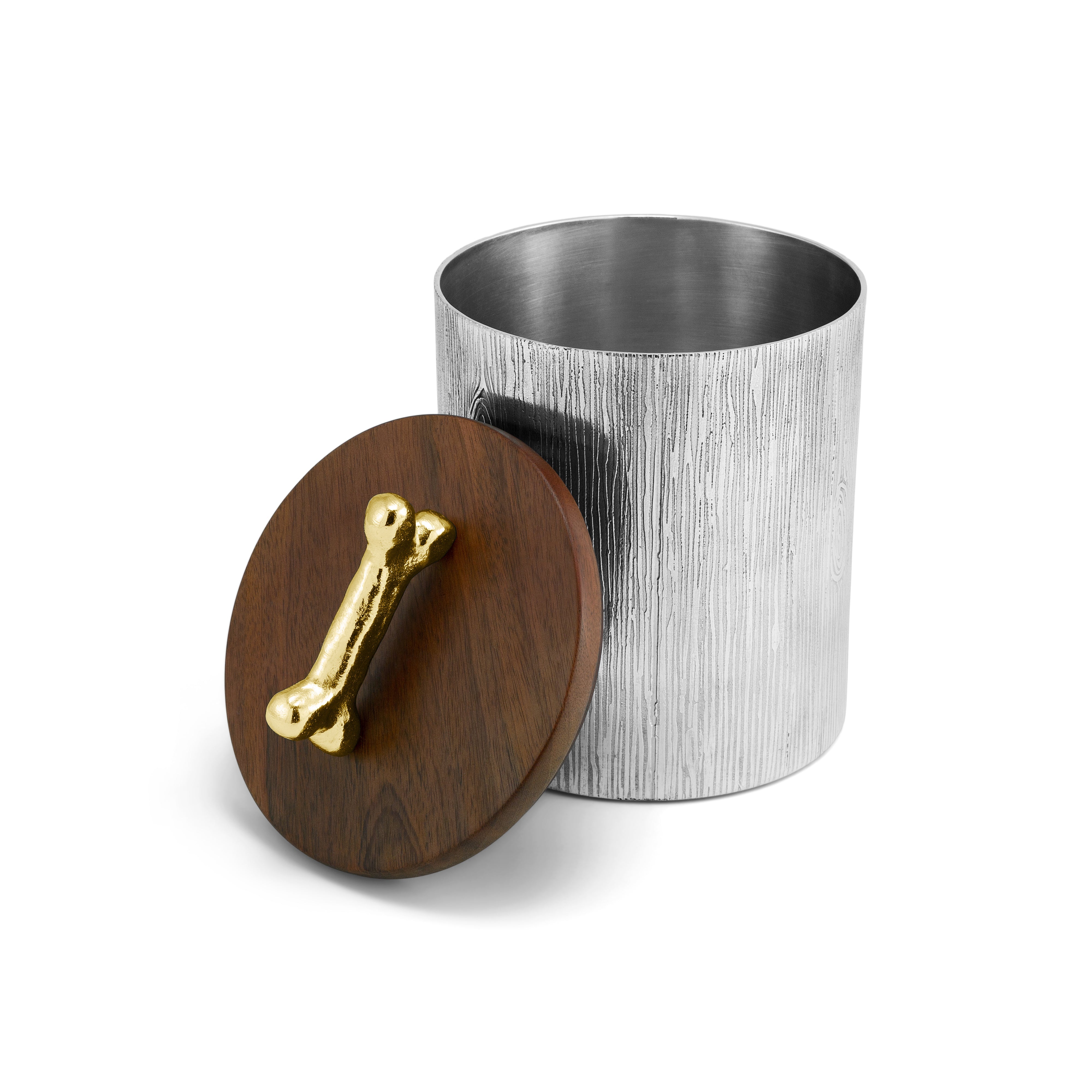 Premium Dog Bone Treat Canister - Airtight Storage for Dog Treats & Snacks - Perfect for Training, Travel & Home Use